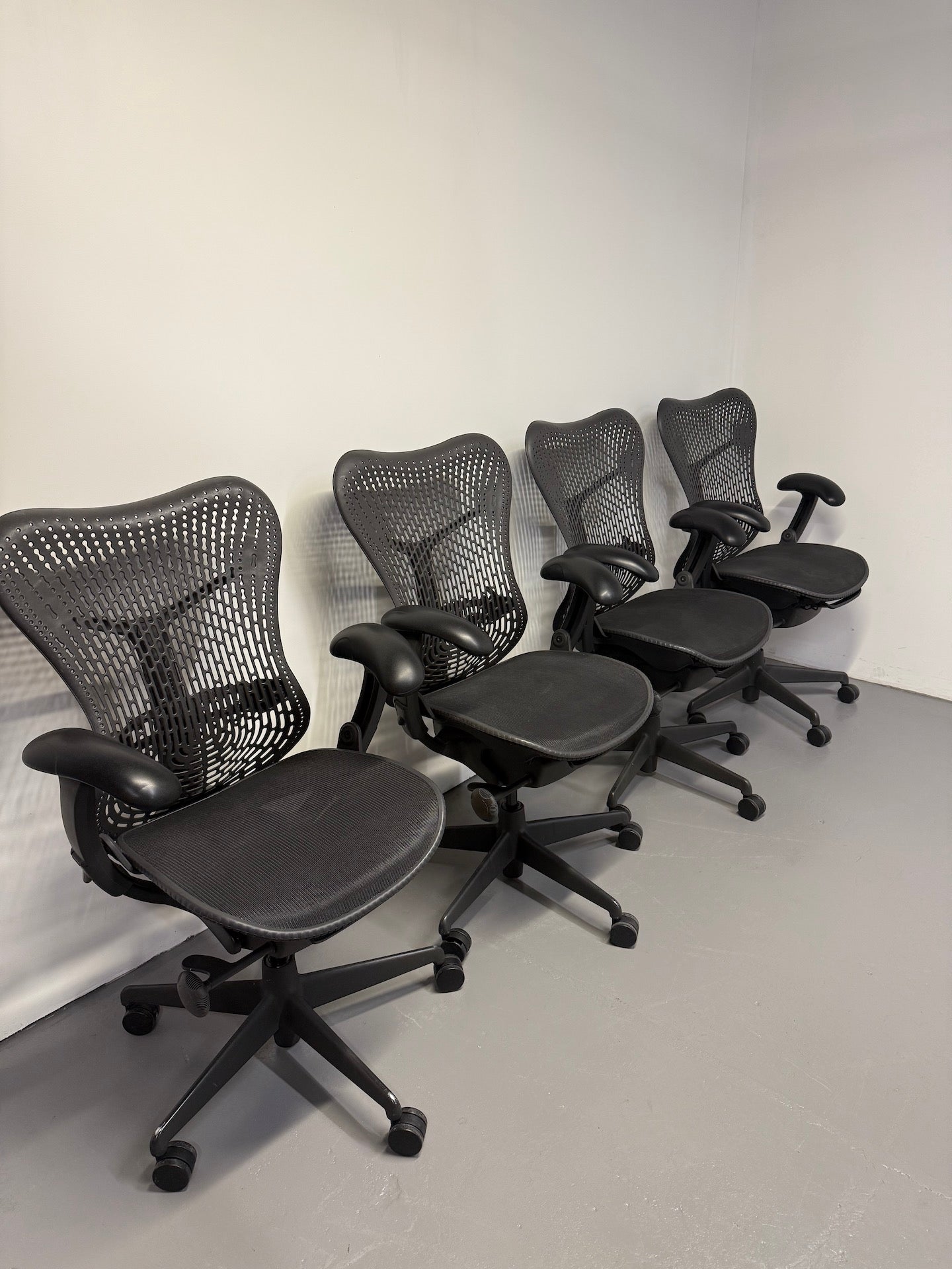 Herman Miller Mirra 1 Office Chair with Armrests - Black/Black - Refurbished