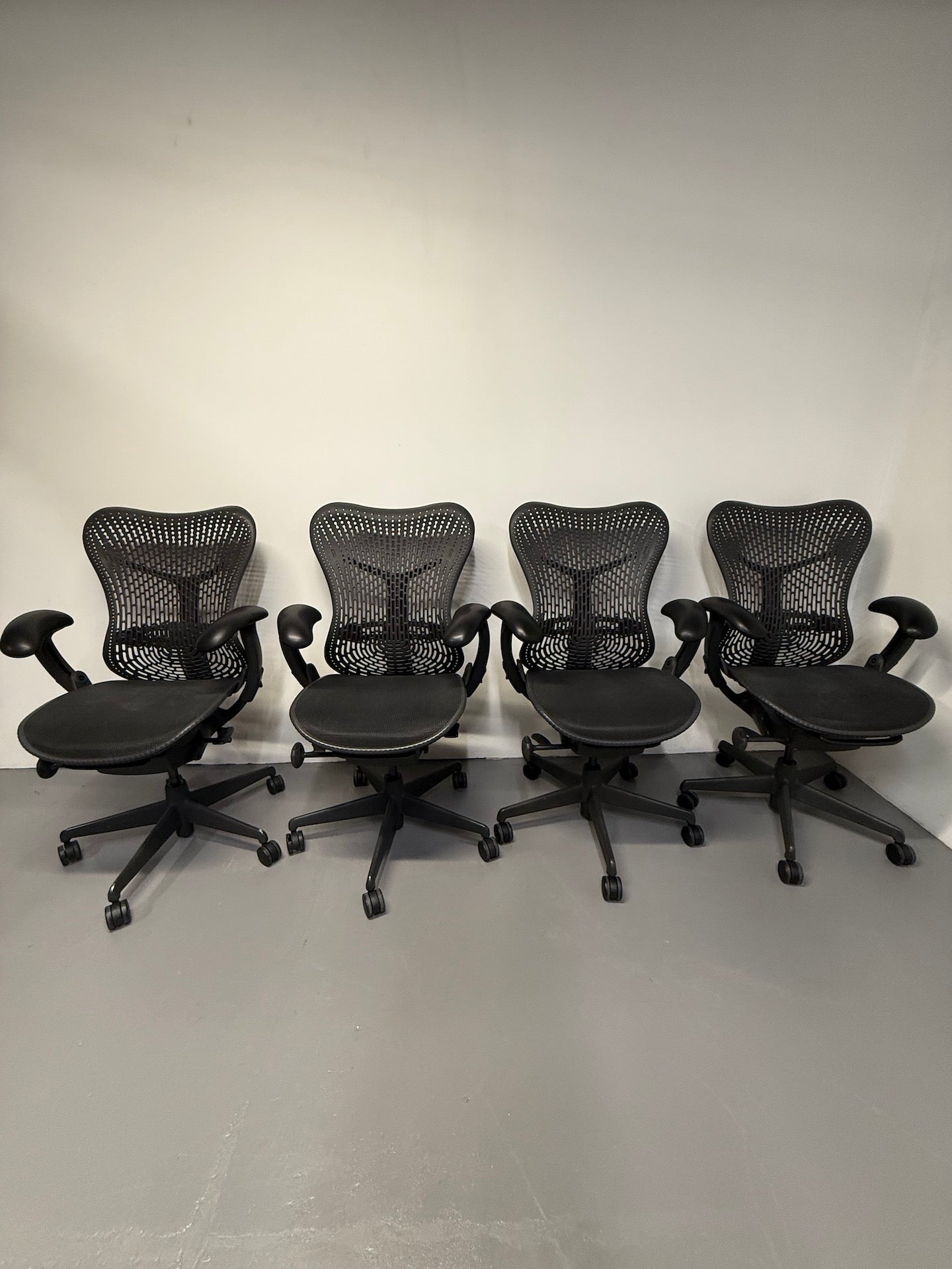 Herman Miller Mirra 1 Office Chair with Armrests - Black/Black - Refurbished
