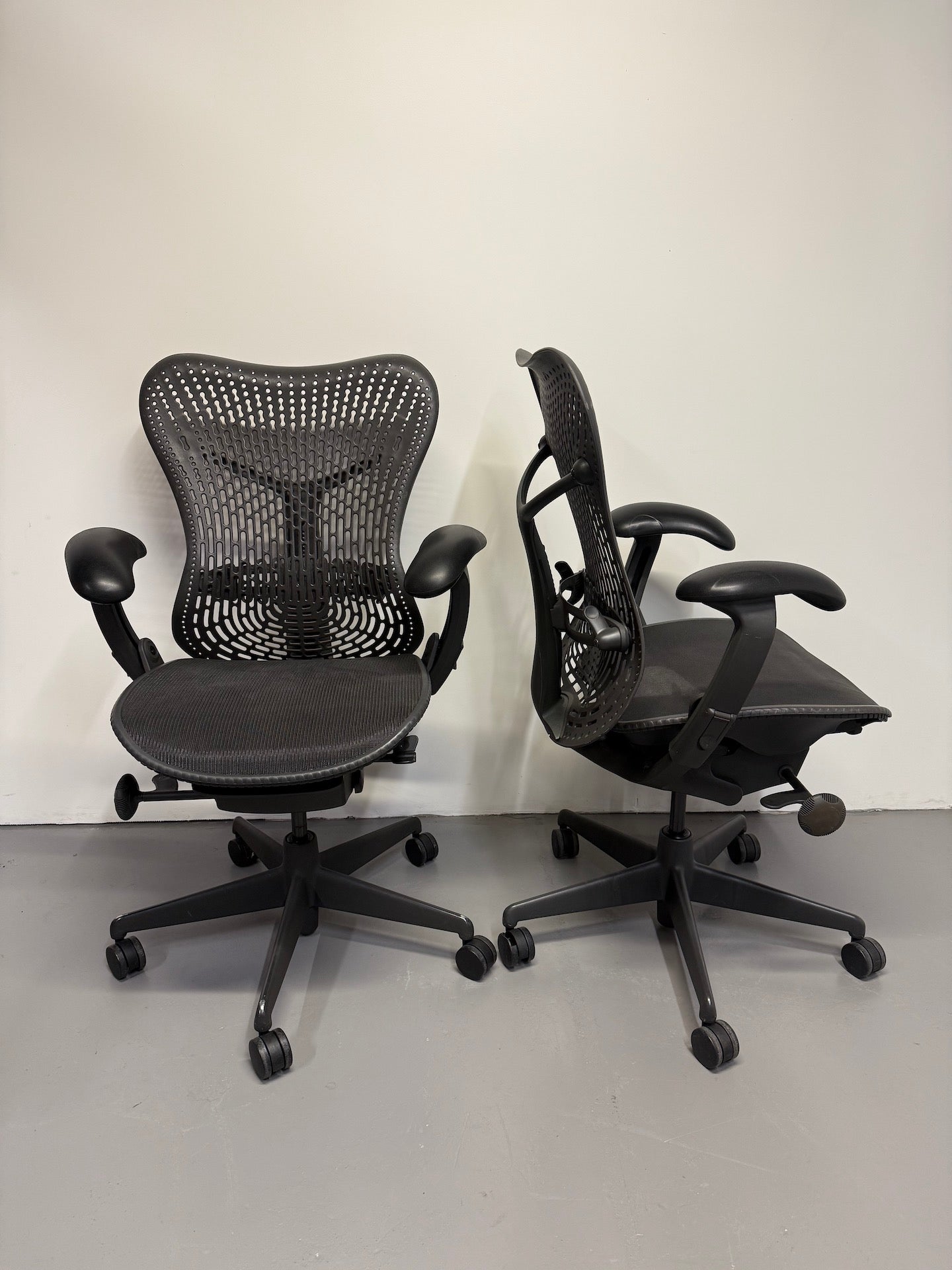 Herman Miller Mirra 1 Office Chair with Armrests - Black/Black - Refurbished