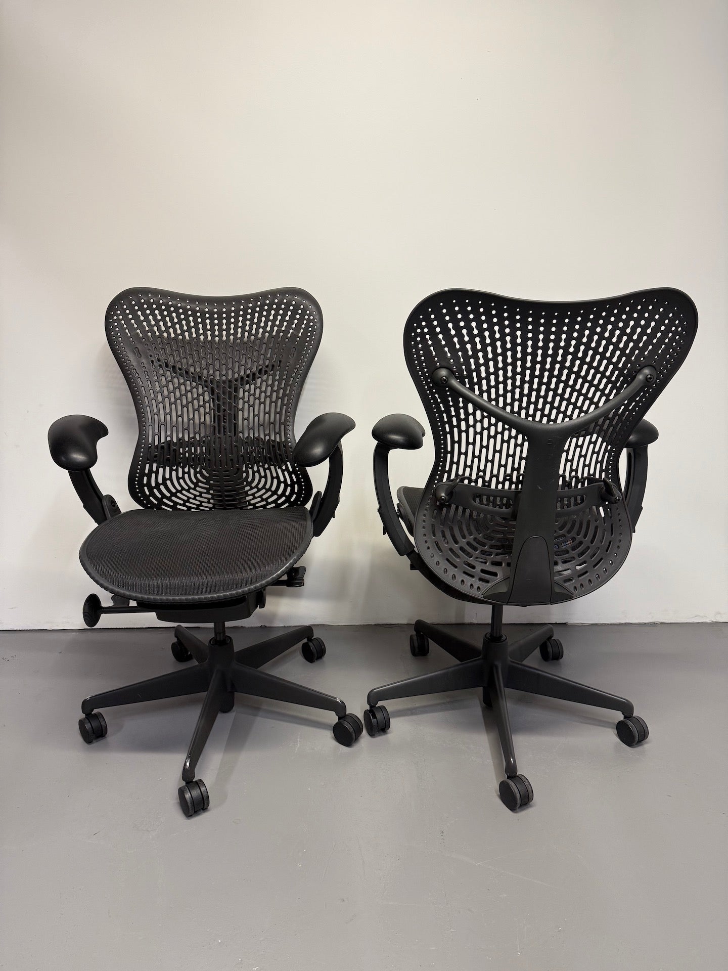 Herman Miller Mirra 1 Office Chair with Armrests - Black/Black - Refurbished