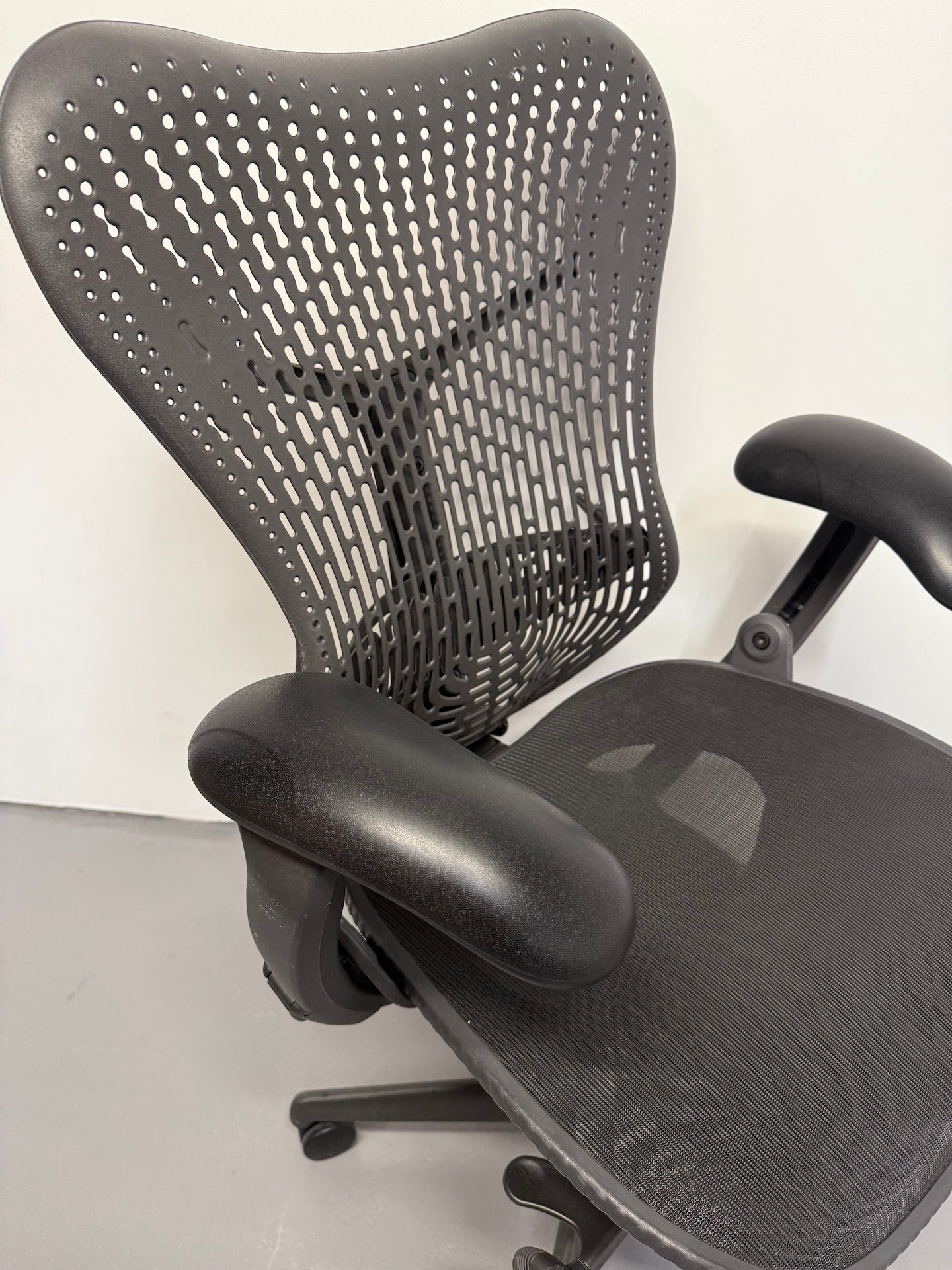 Herman Miller Mirra 1 Office Chair with Armrests - Black/Black - Refurbished