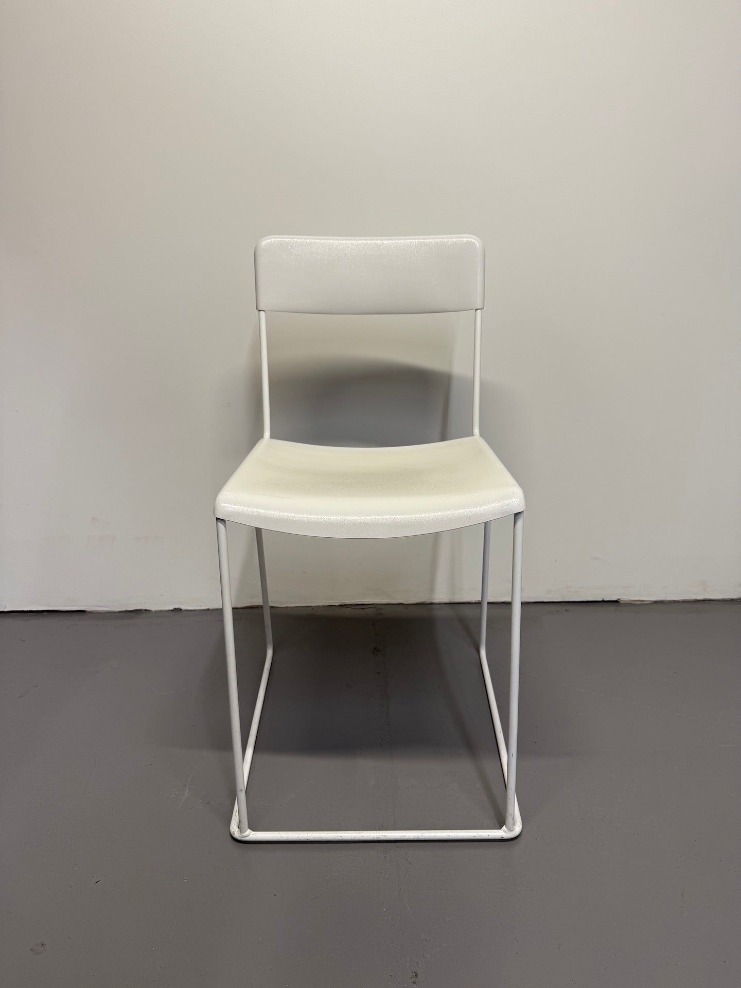 Barbera Design – Uccio Stackable Chair (White Plastic Version)