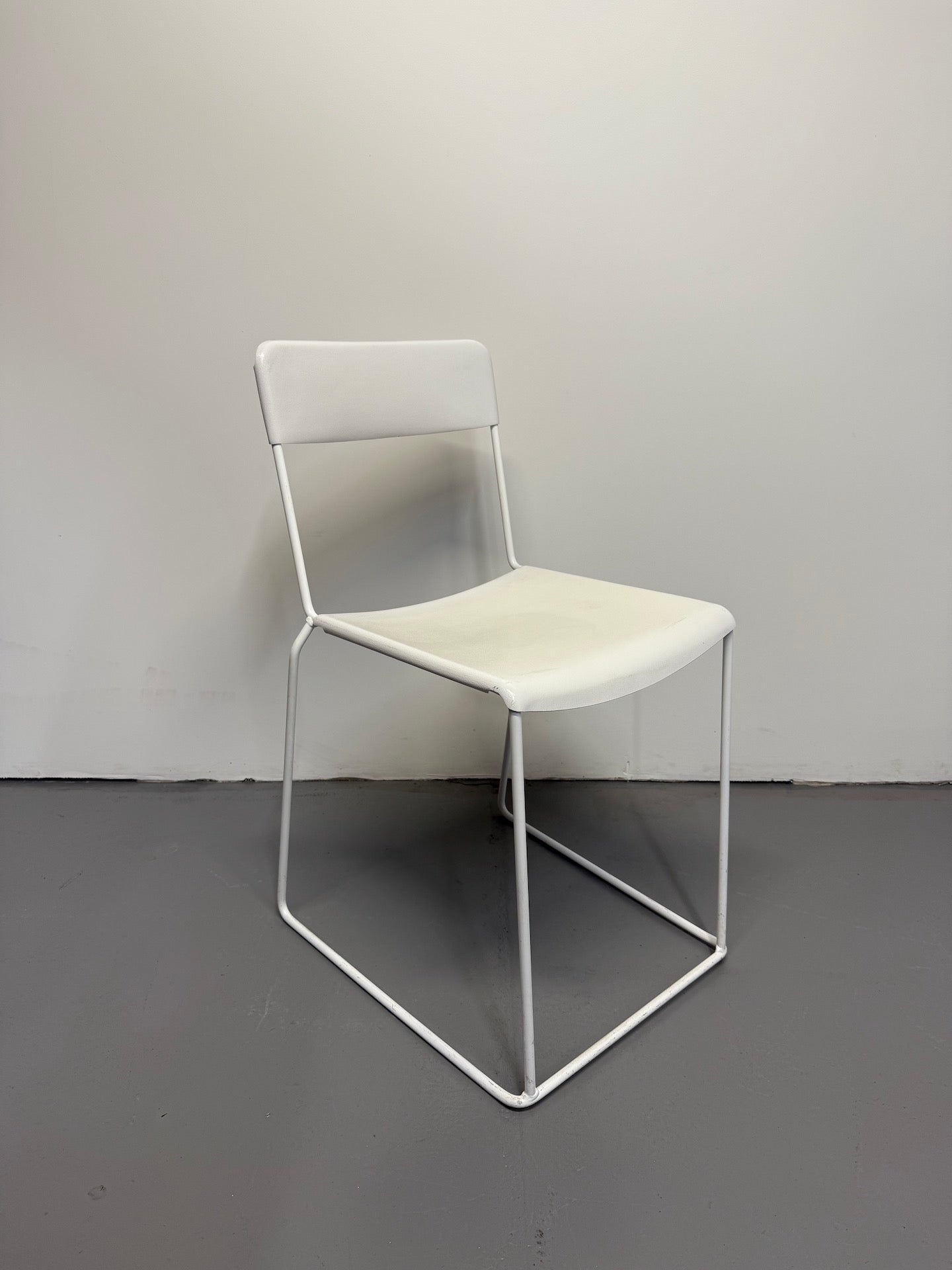 Barbera Design – Uccio Stackable Chair (White Plastic Version)
