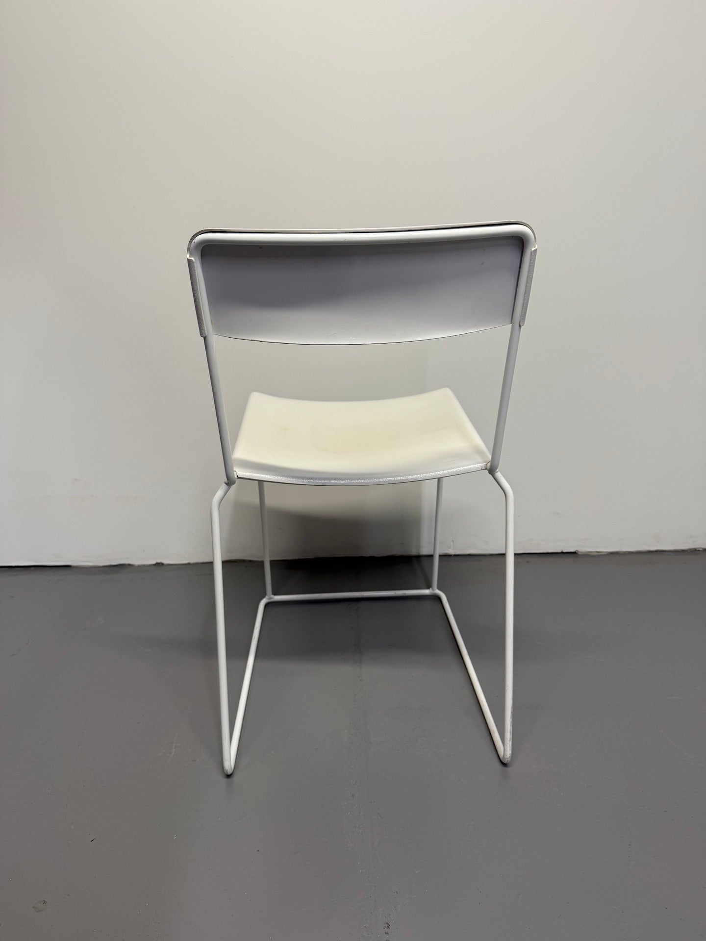 Barbera Design – Uccio Stackable Chair (White Plastic Version)