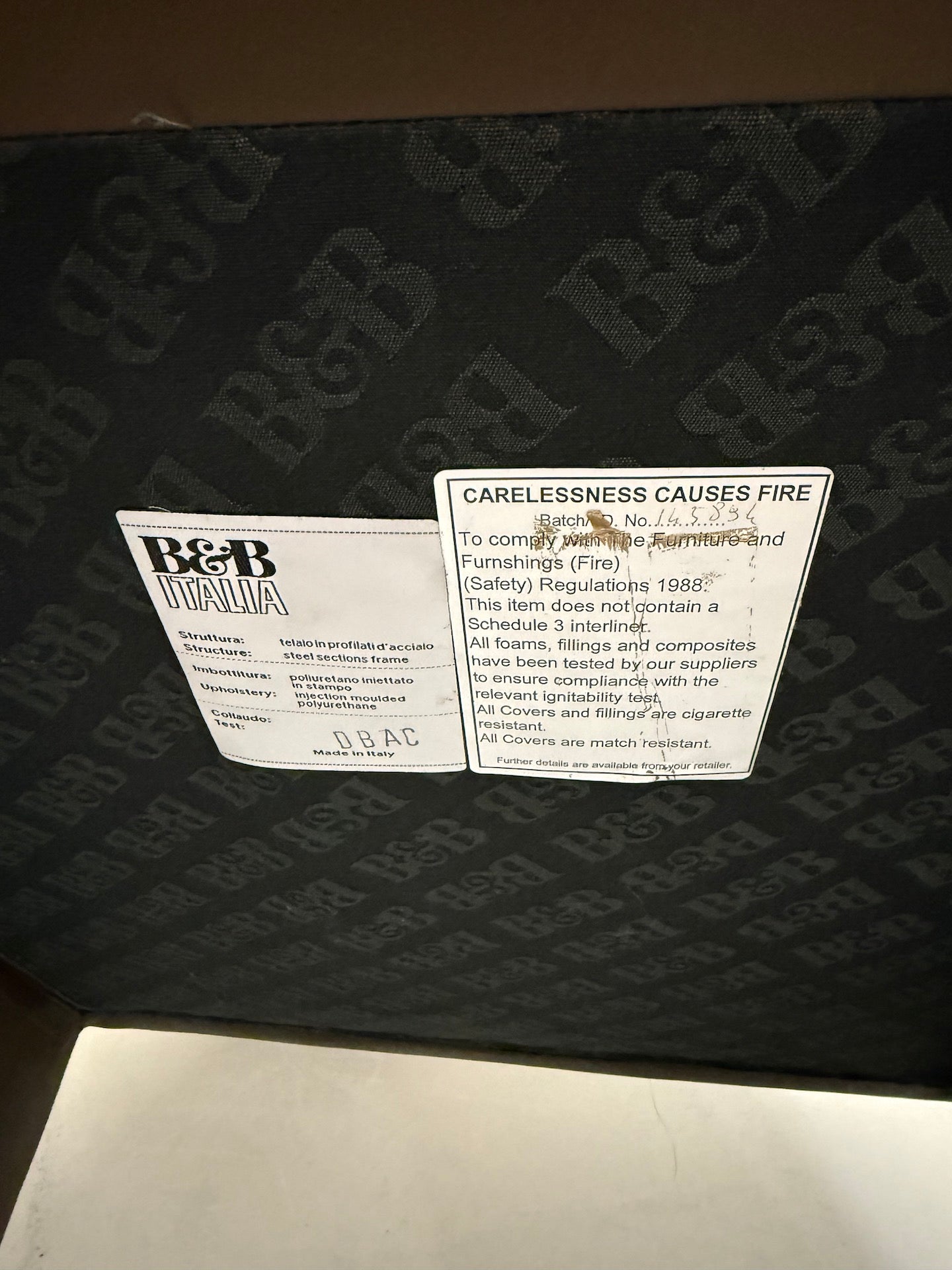 B&B Italia Posa Armchair – Italian Design by Antonio Citterio - Brown Leather