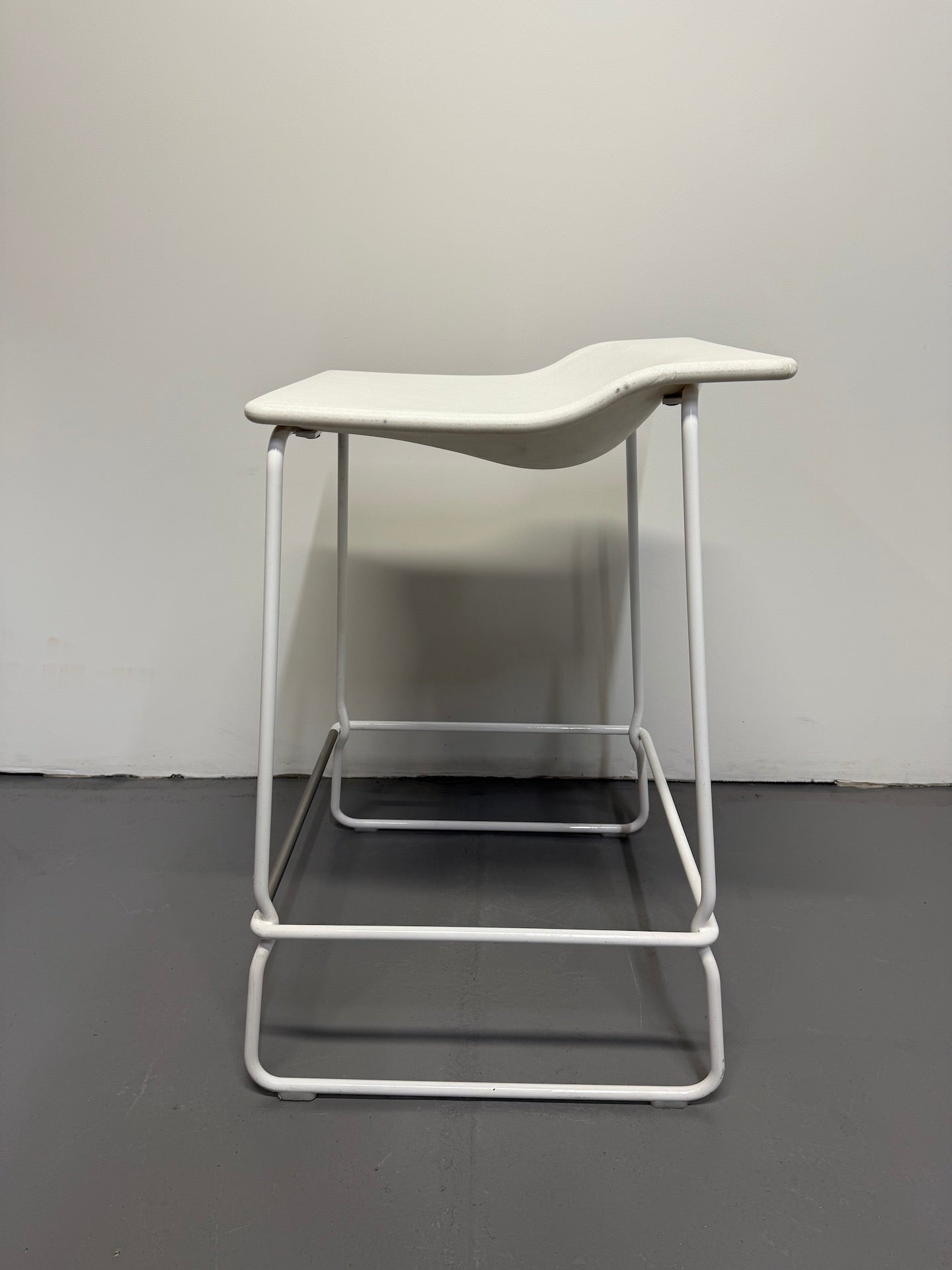 Viccarbe Last Minute by Patricia Urquiola - Medium Stool - White