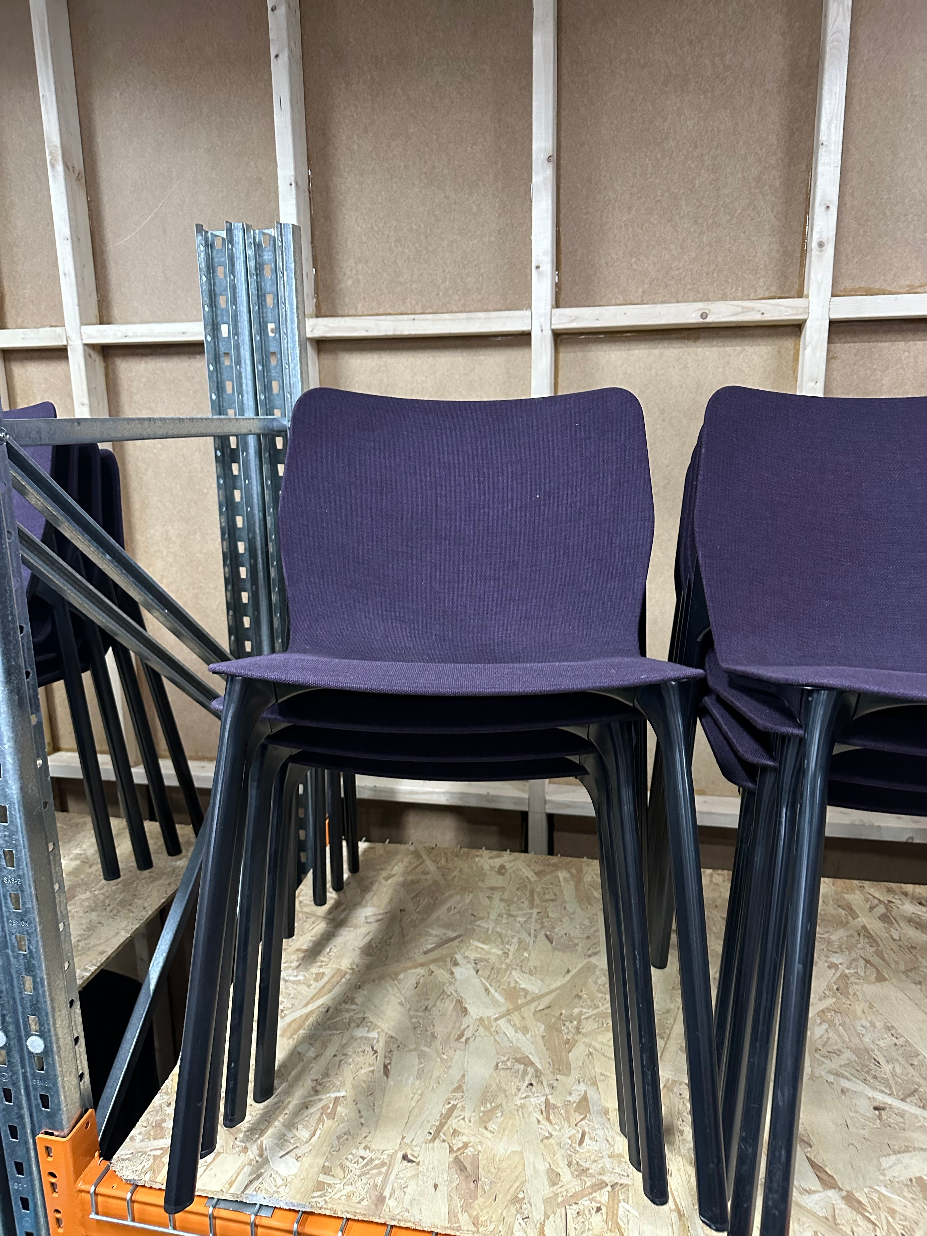 Wilkhahn Chassis Chair – Purple/Black