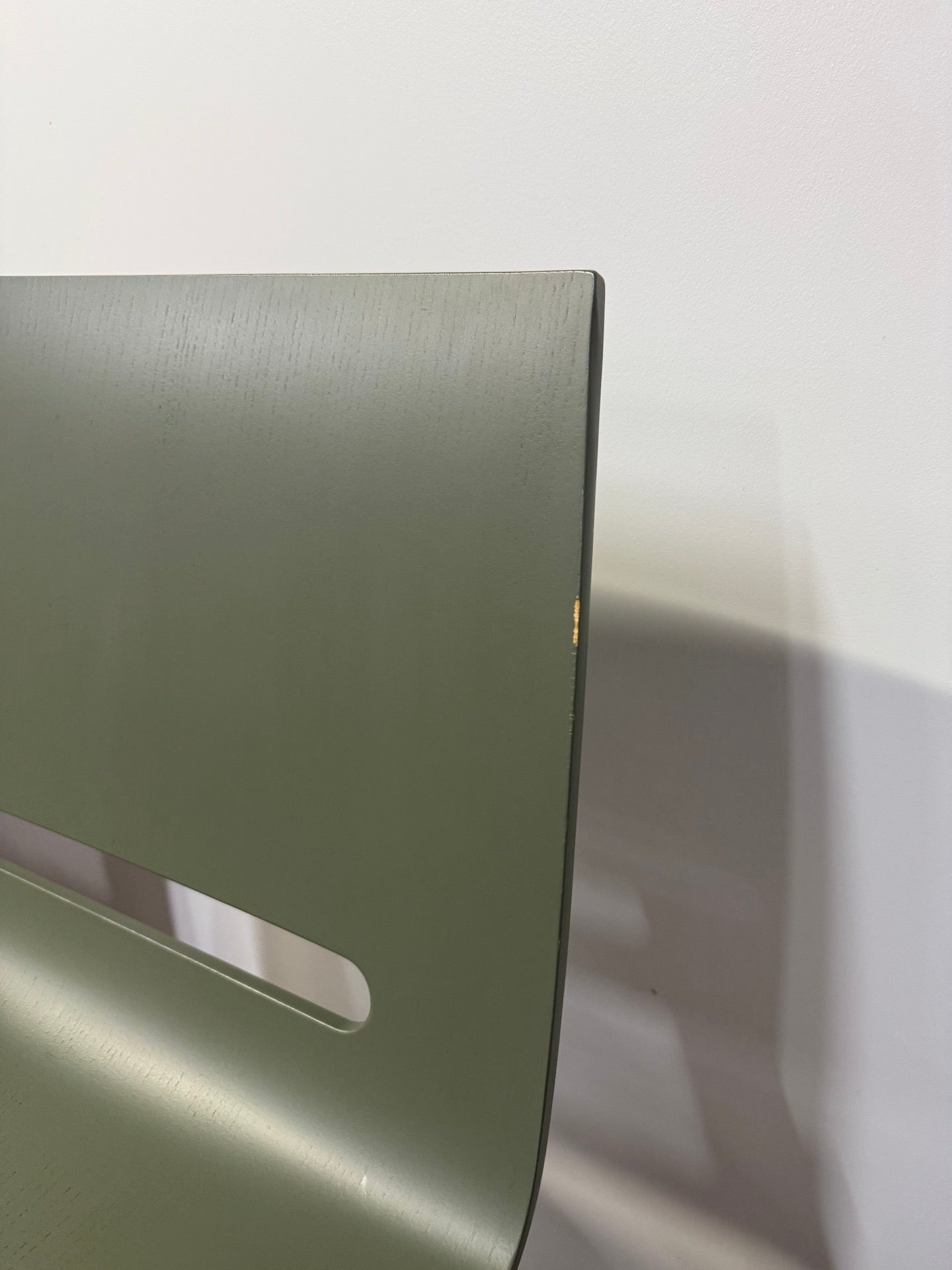 Hussl Forum 2S Chairs – Green Bentwood with Solid Beech Base - Stackable