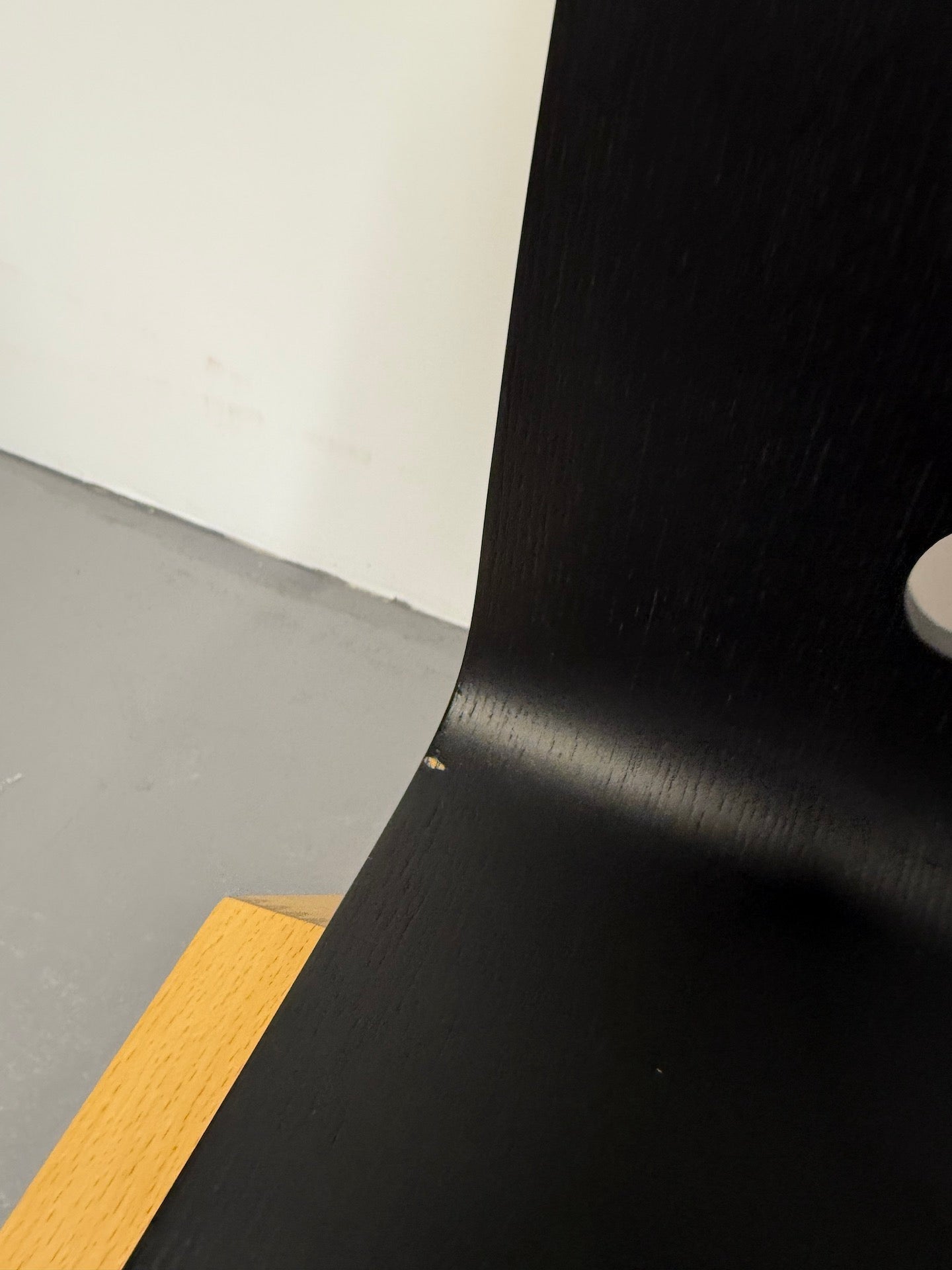 Hussl Forum 2S Chairs – Black Bentwood with Solid Beech Base - Stackable