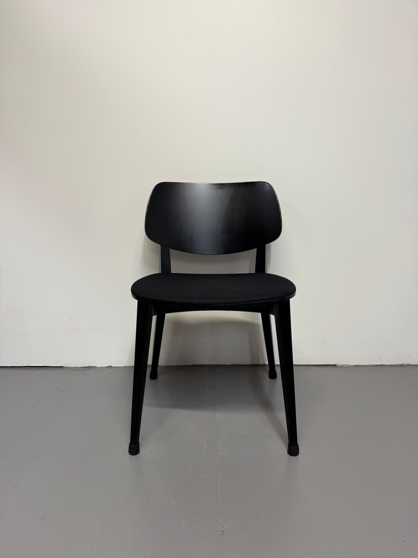 Billiani Doll 551 Dining Chair – All Black with Black Fabric Seat