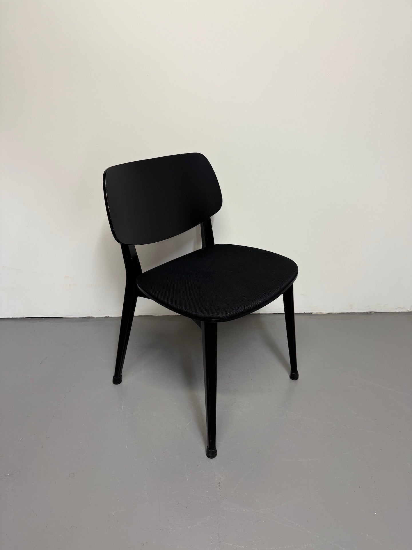 Billiani Doll 551 Dining Chair – All Black with Black Fabric Seat