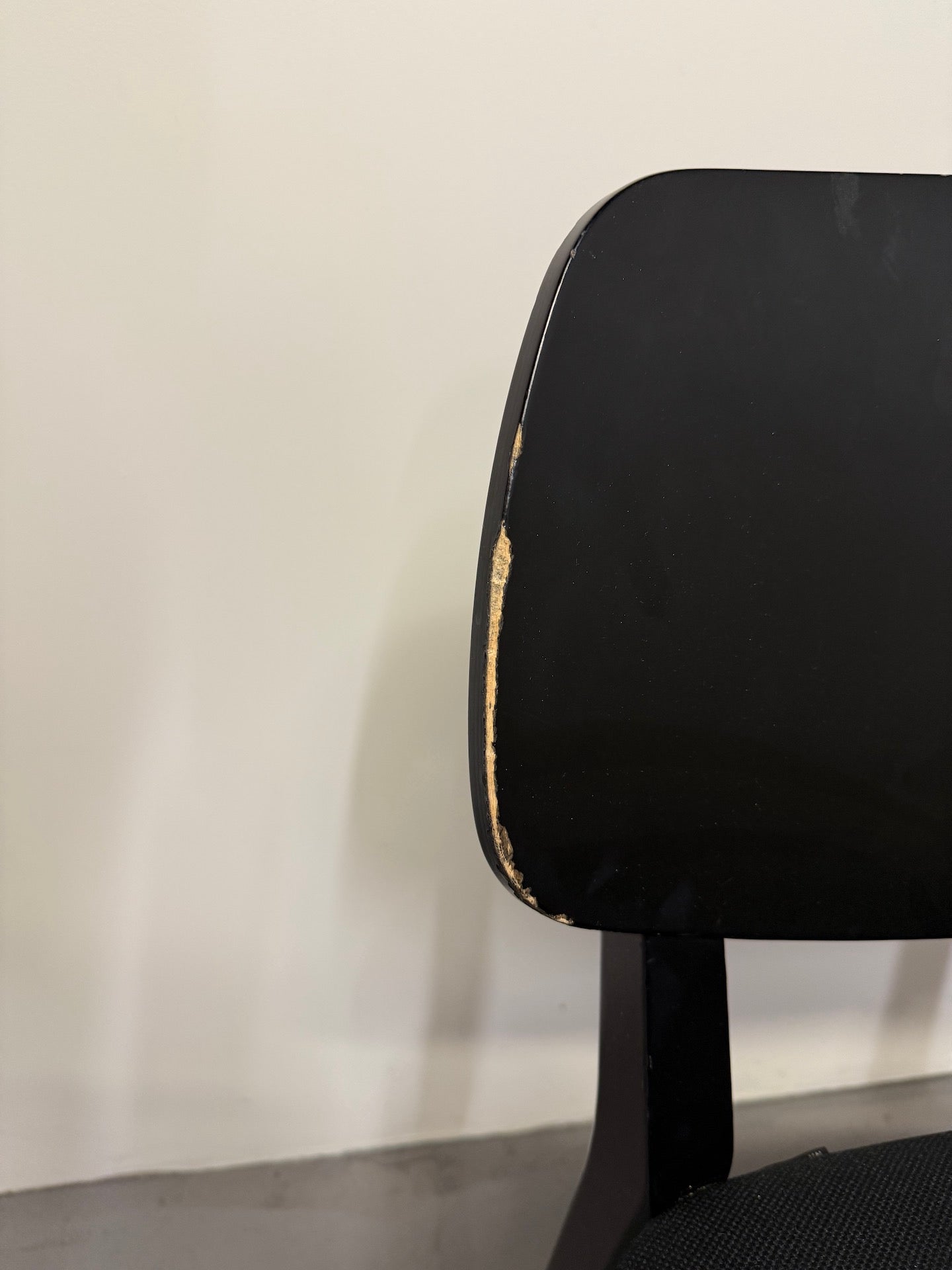 Billiani Doll 551 Dining Chair – All Black with Black Fabric Seat