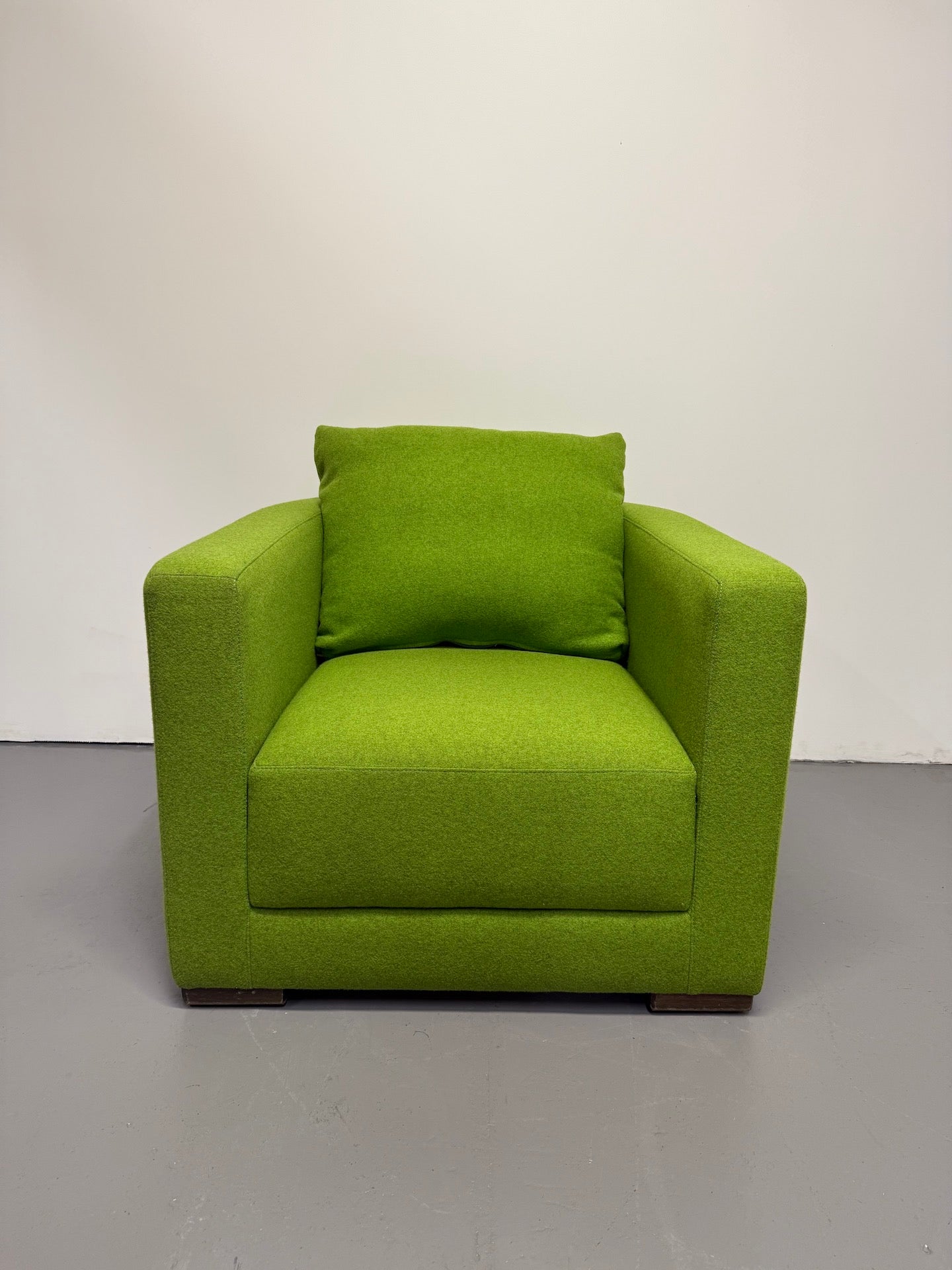 Jardan Oscar Tub Arm Chair – Lime Green Upholstery