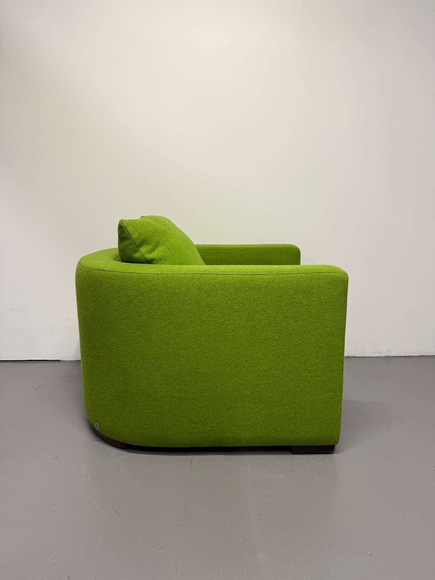 Jardan Oscar Tub Arm Chair – Lime Green Upholstery