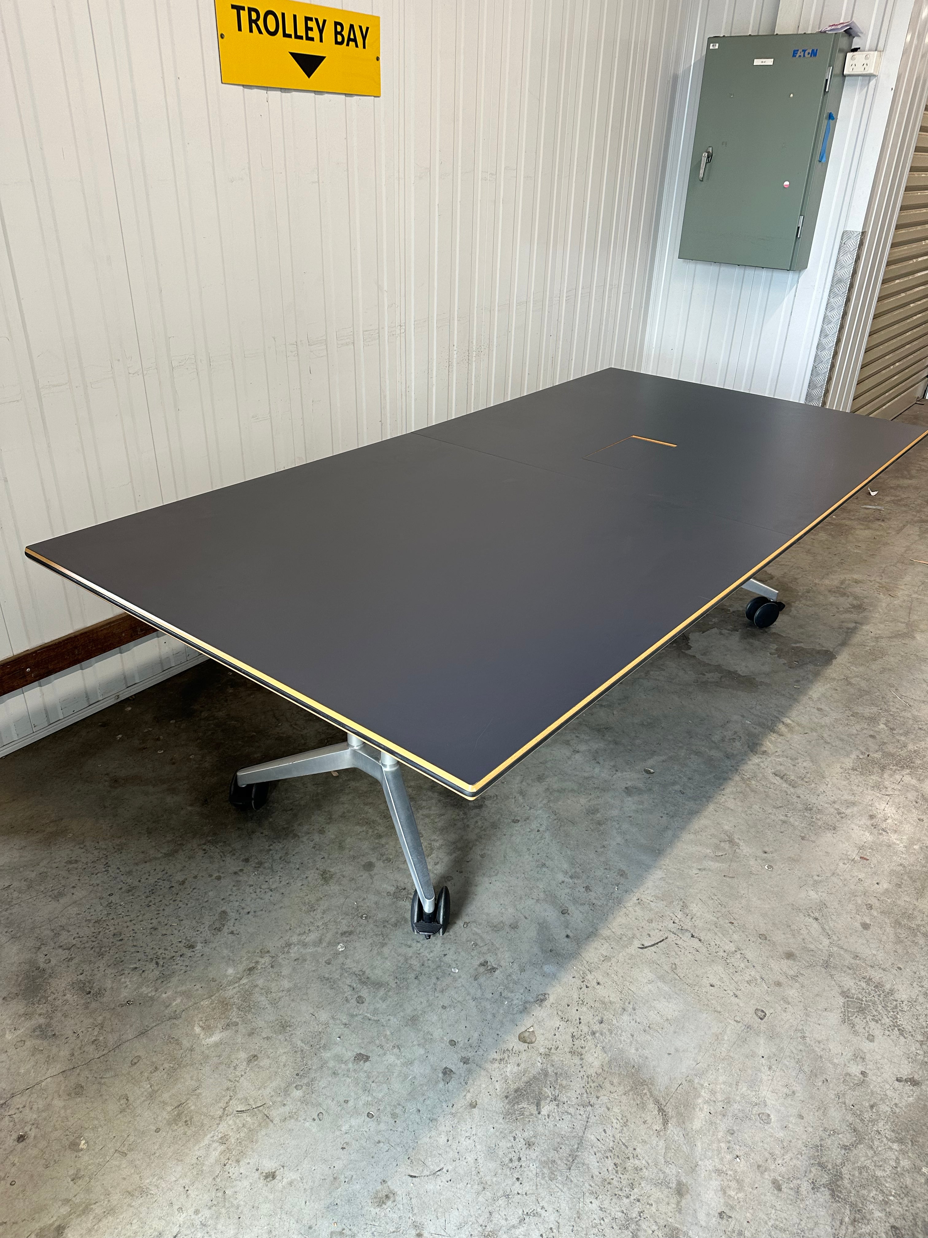 Wilkhahn Confair 440/21 Black Folding Conference Table – 2400 x 1200 mm