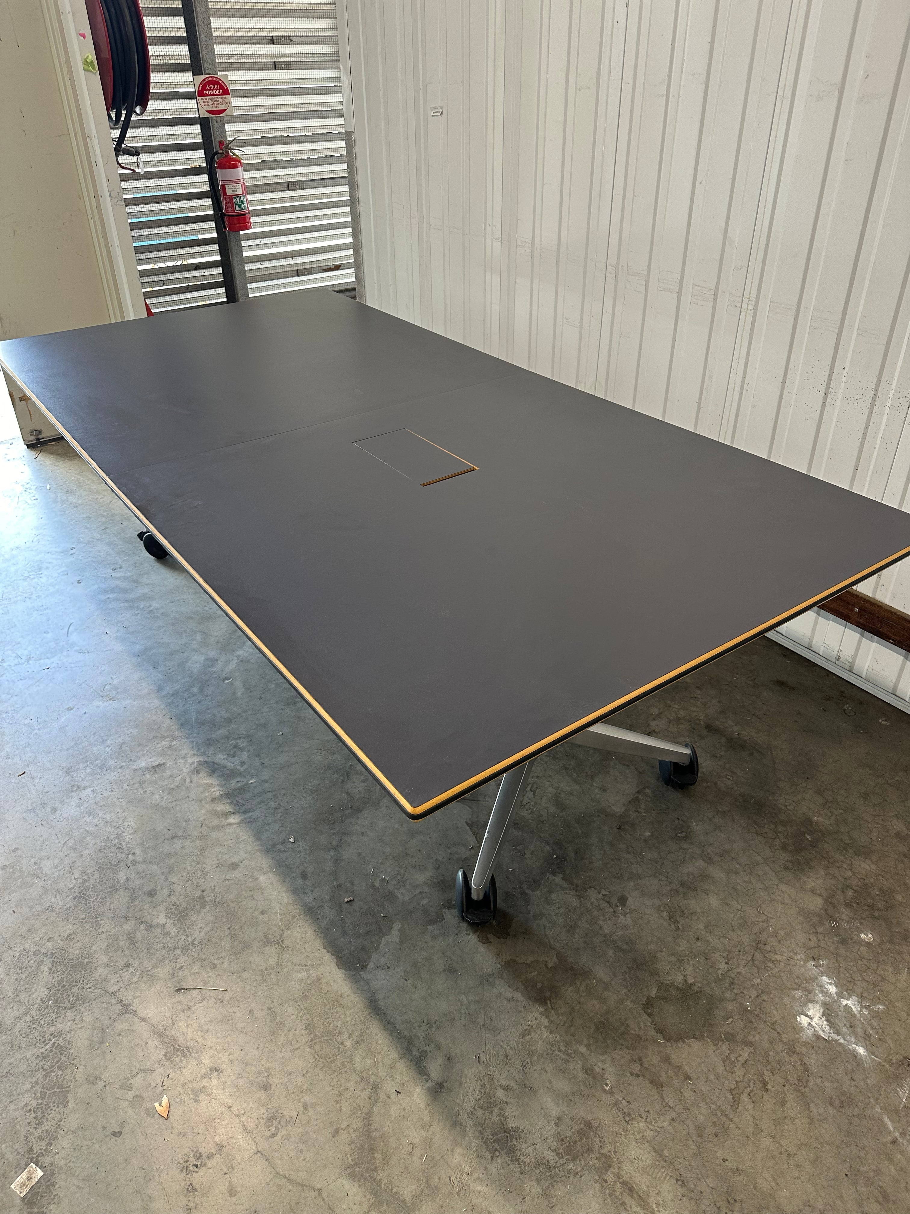 Wilkhahn Confair 440/21 Black Folding Conference Table – 2400 x 1200 mm