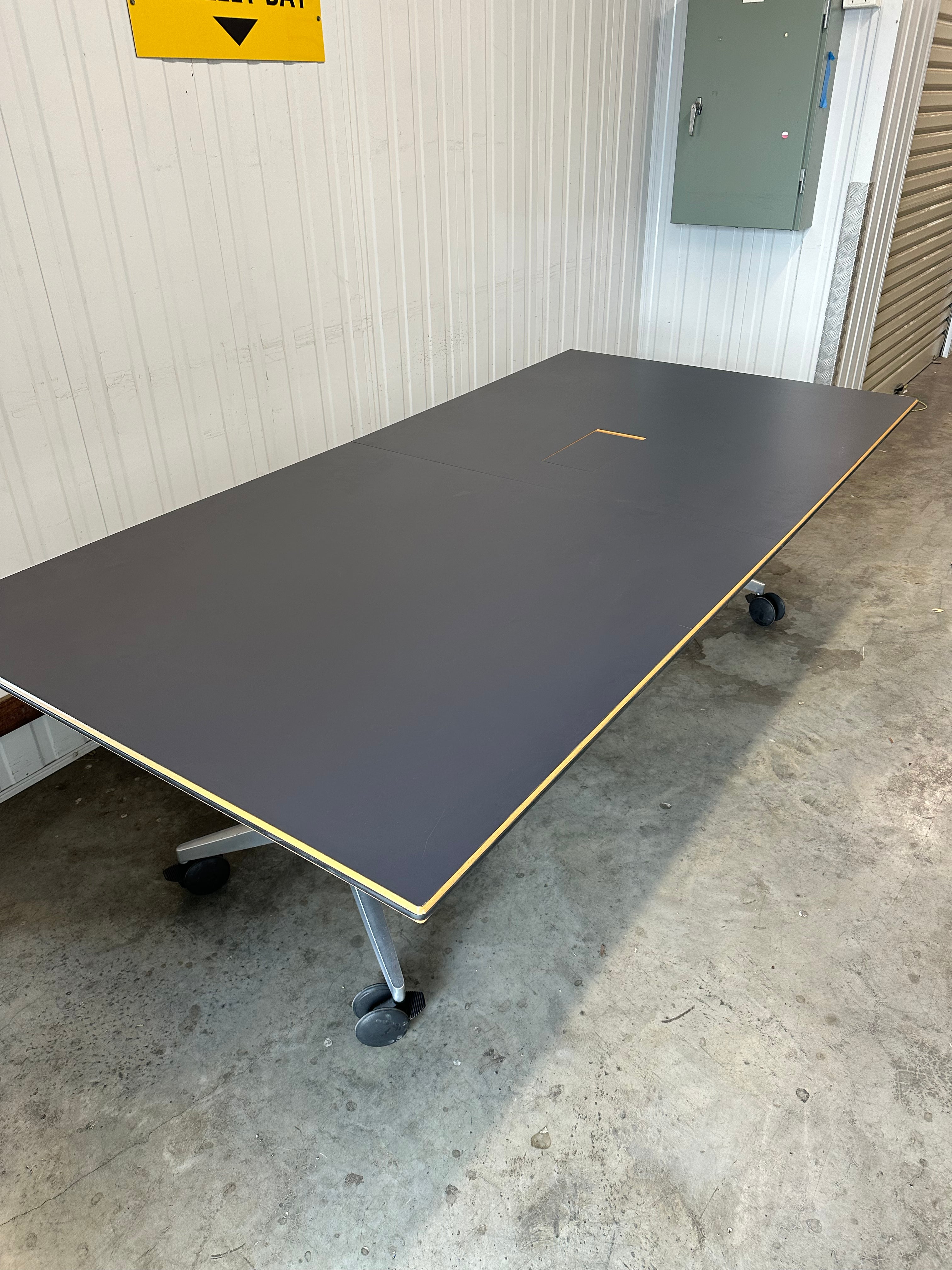 Wilkhahn Confair 440/21 Black Folding Conference Table – 2400 x 1200 mm