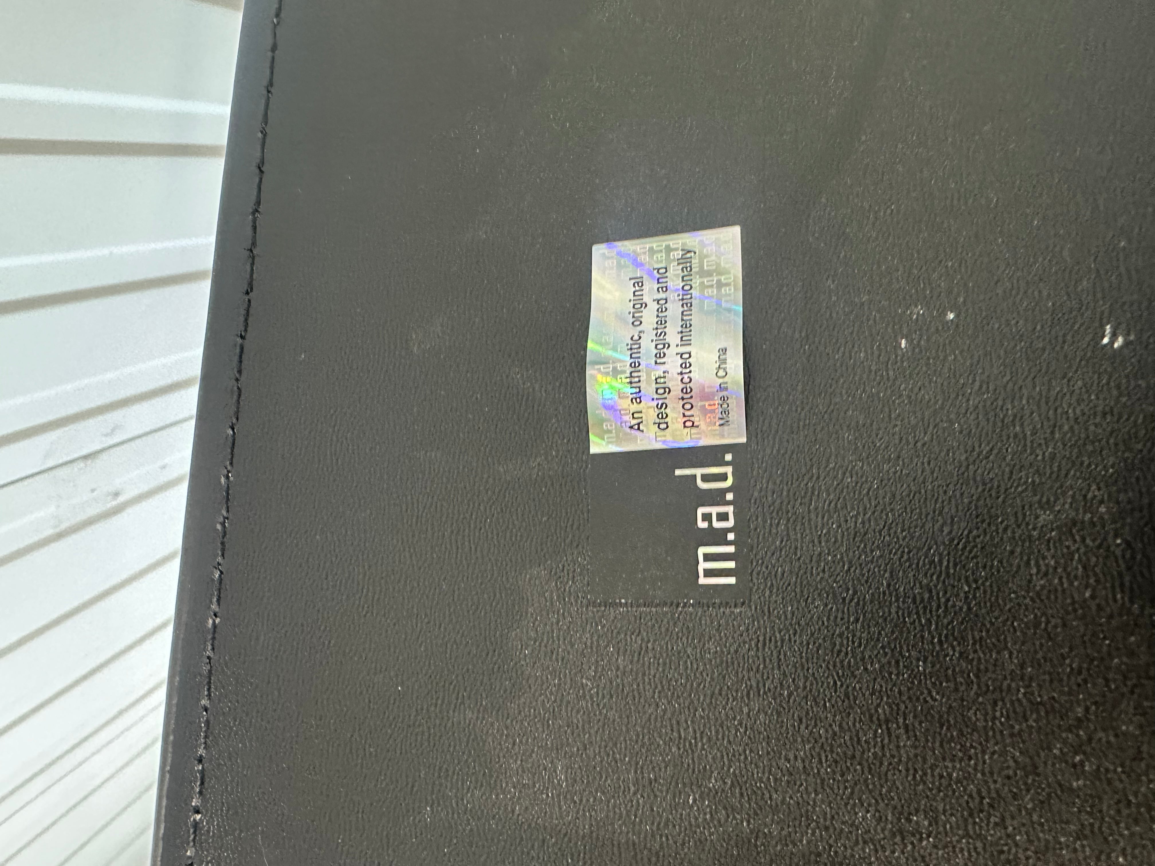 Trace Low Stool by M.A.D. - Leather Seat