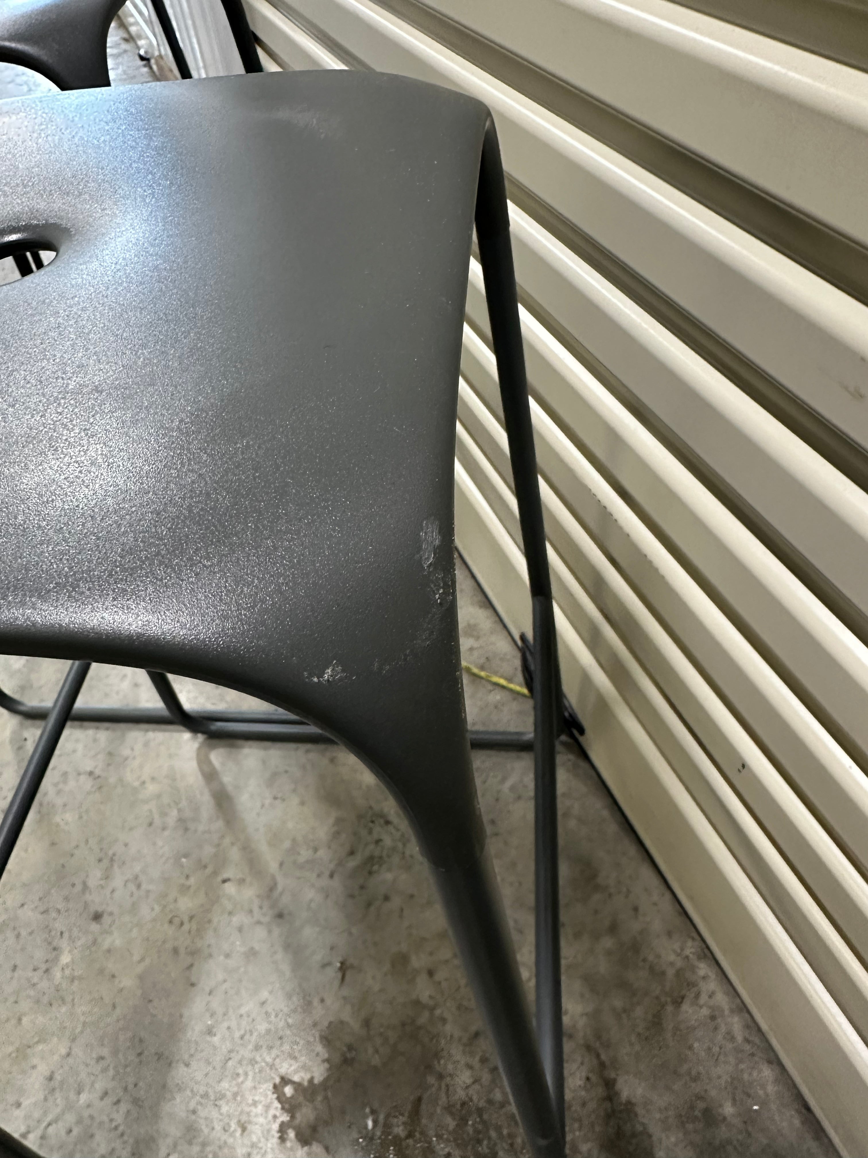 Infiniti Bobo Bar Stool designed by Fabrizio Batoni - Grey