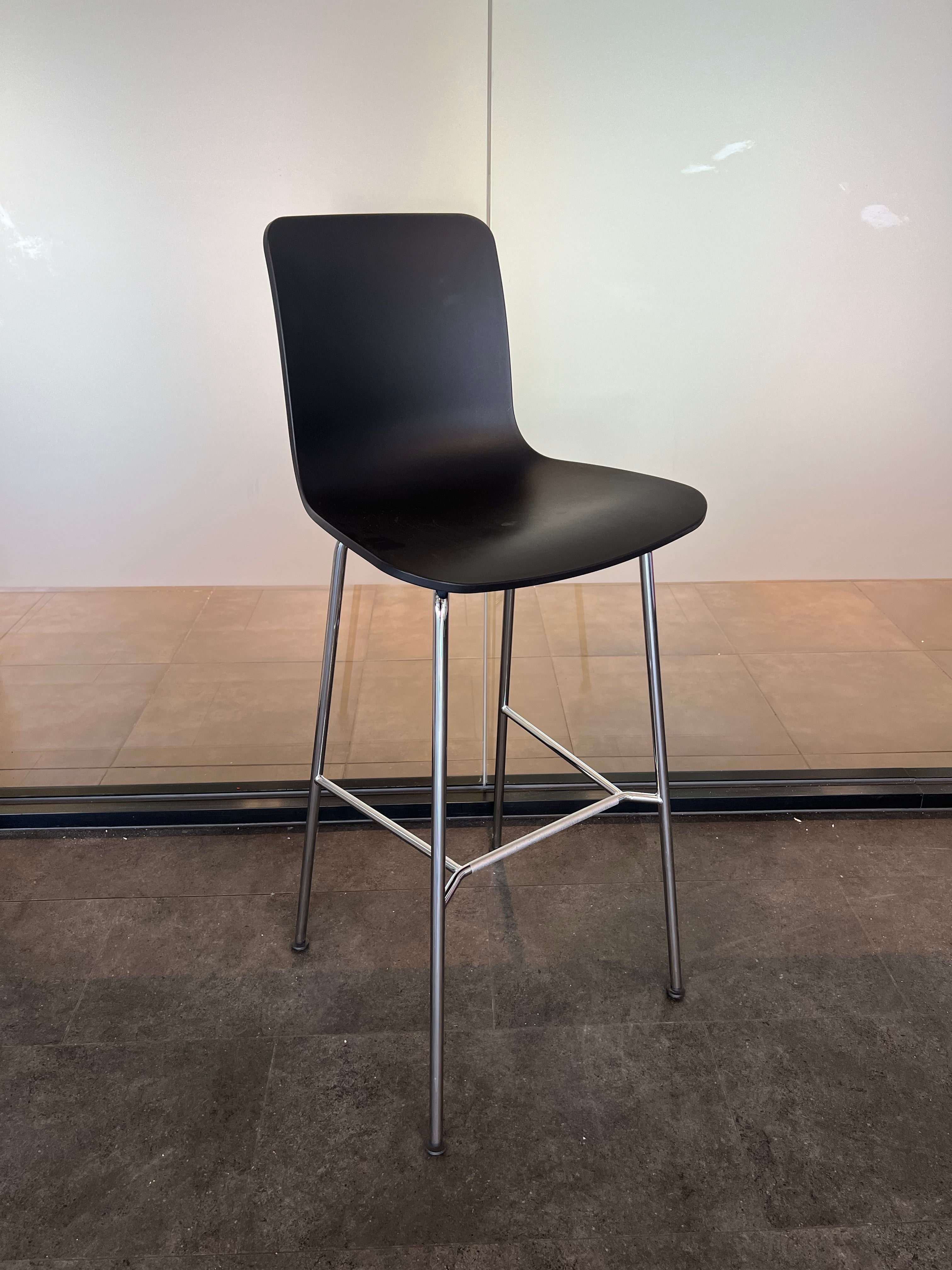 Vitra HAL RE Stool High - Black/Chrome