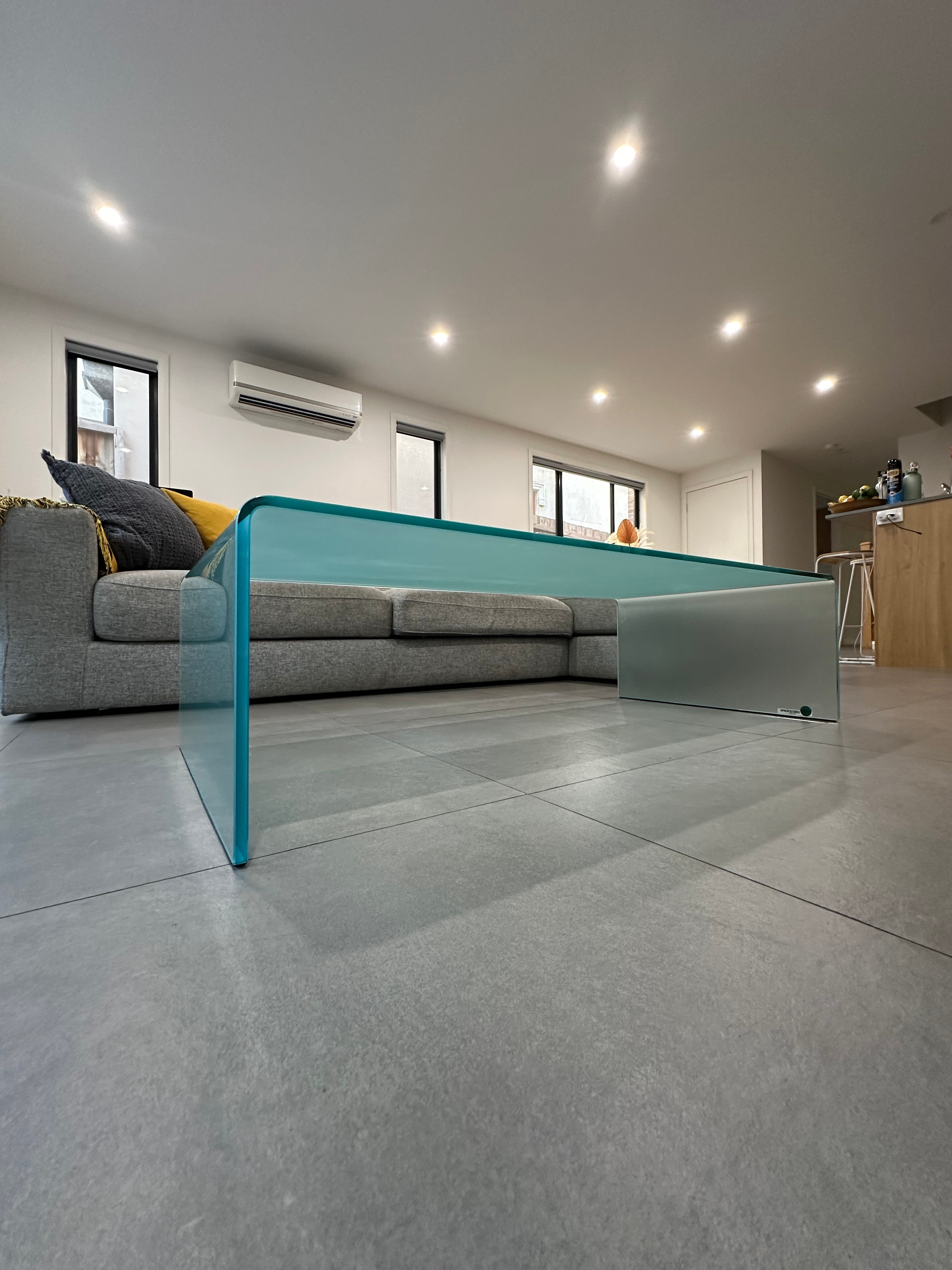 Fiam Rialto Coffee Table Waterfall glass table by Angelo Cortesi RRP $3600