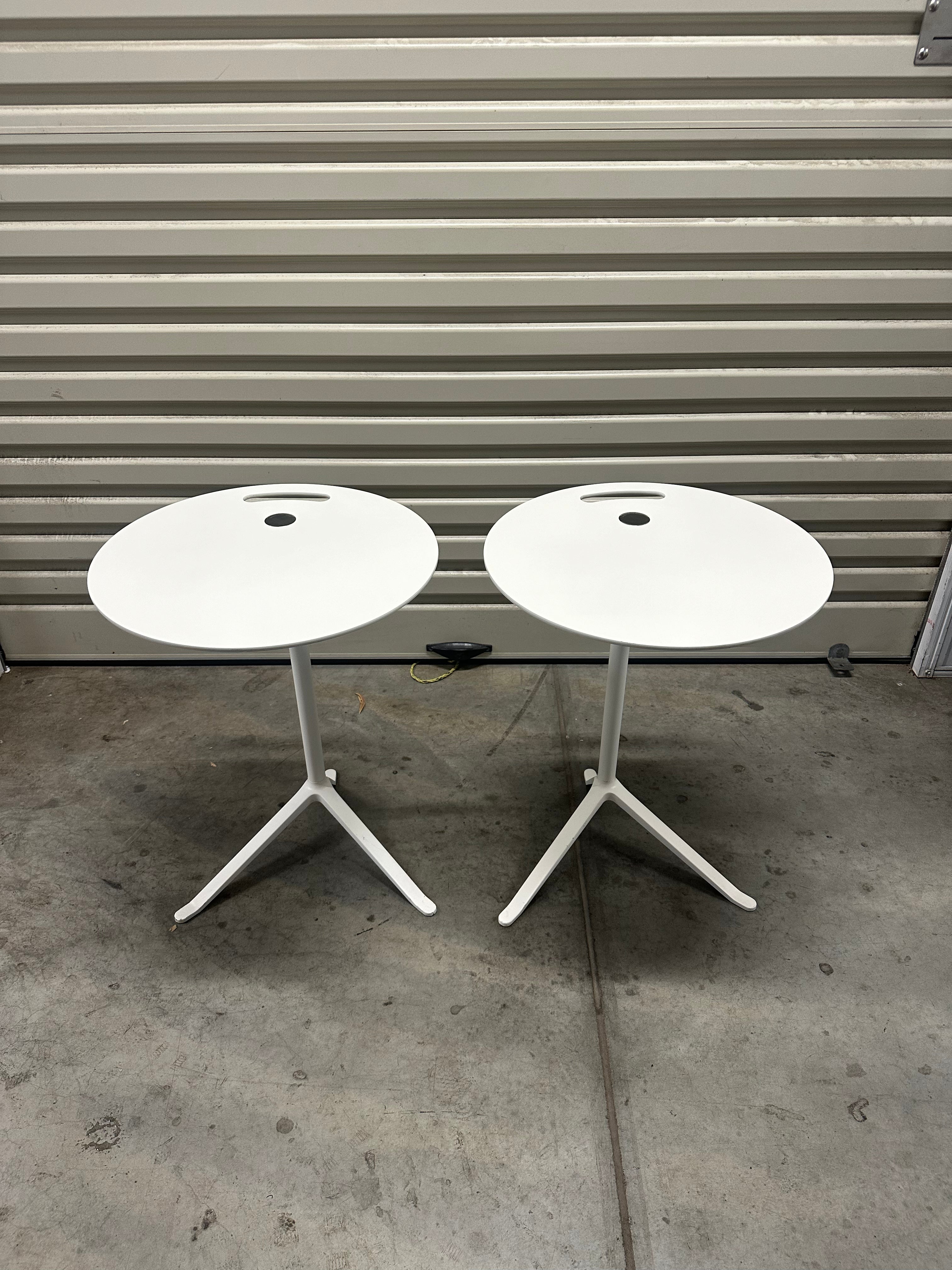 Fritz Hansen Little Friend Side Table – Fixed Height, White Melamine Top