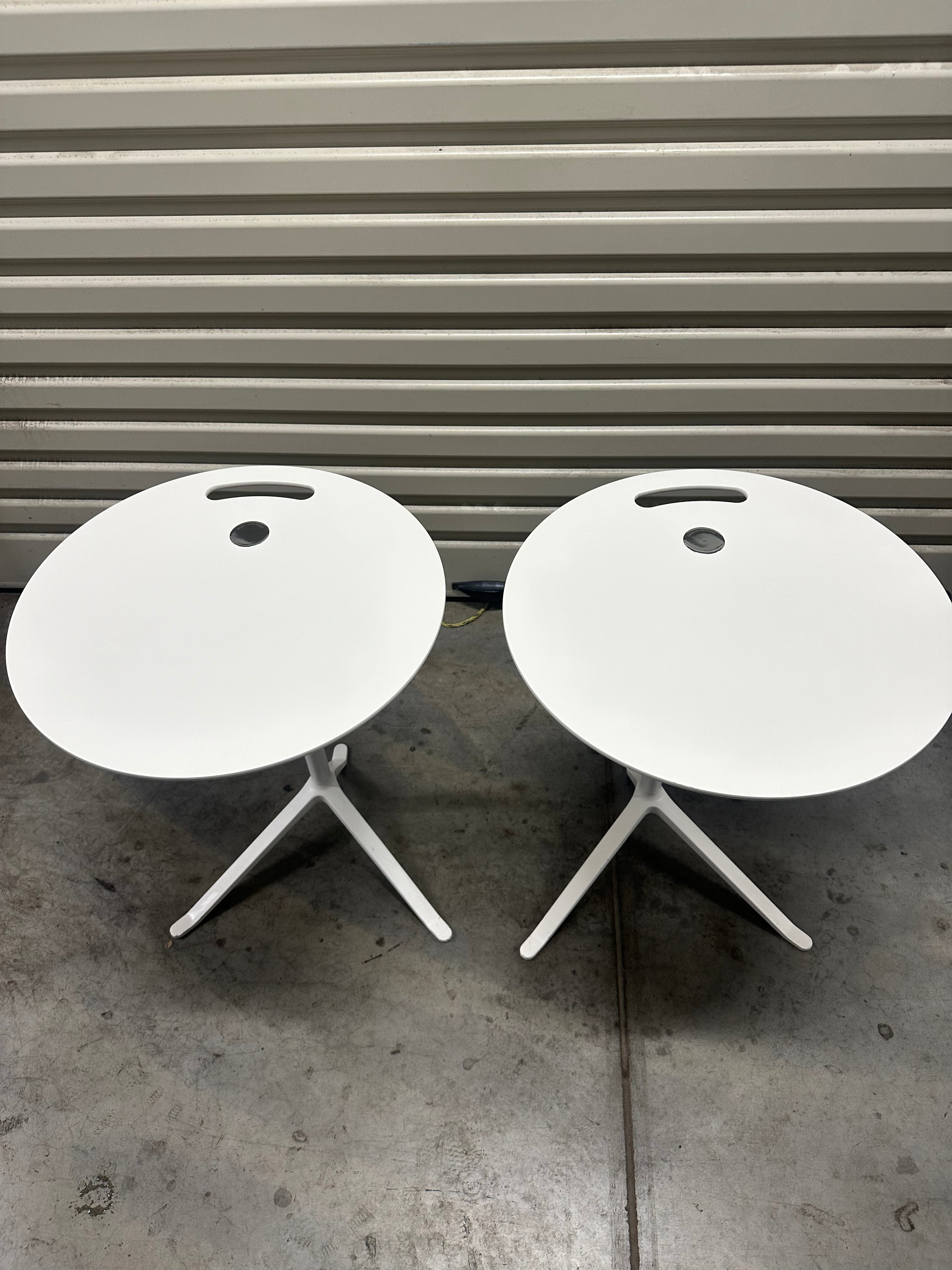 Fritz Hansen Little Friend Side Table – Fixed Height, White Melamine Top