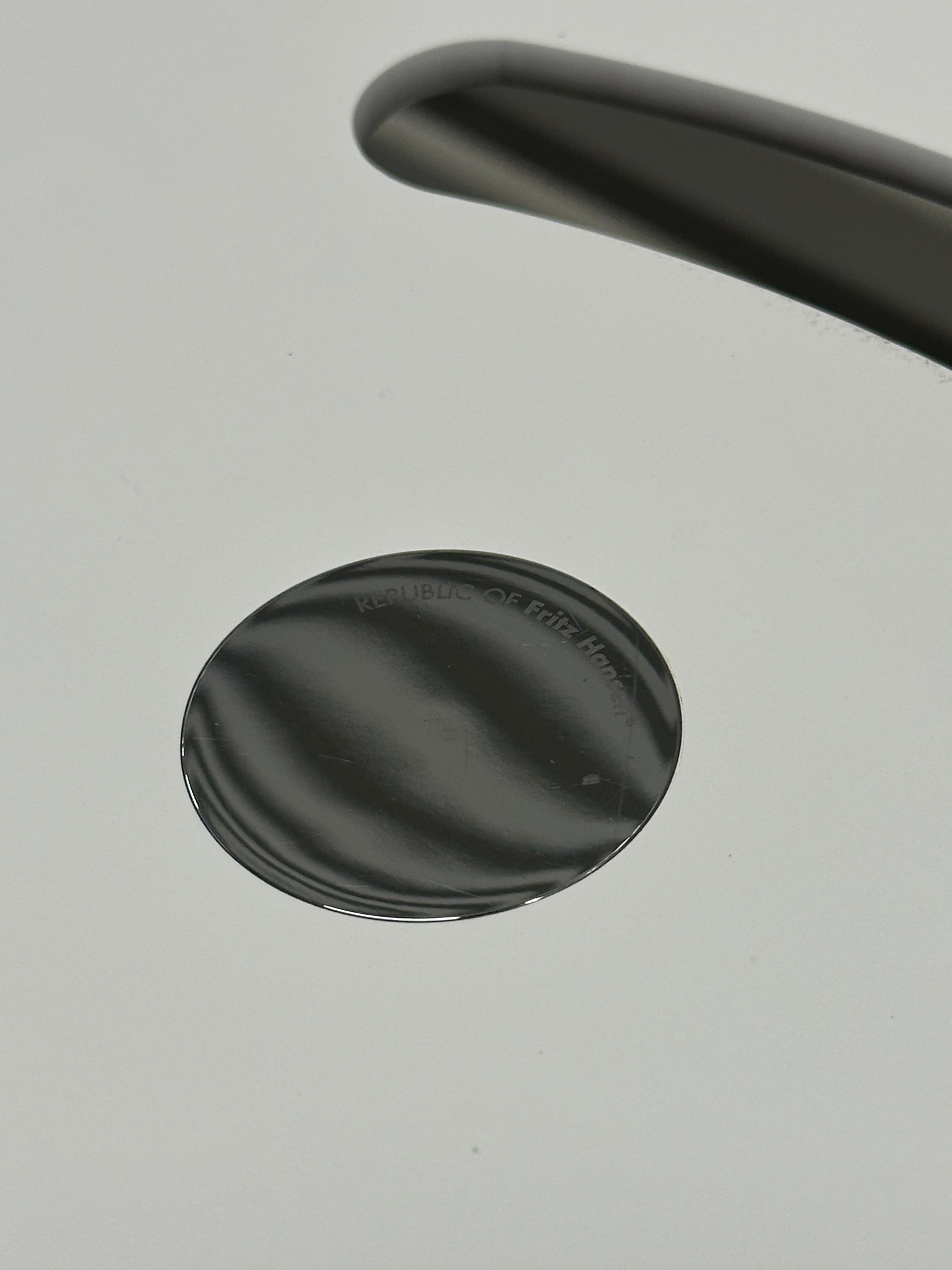 Fritz Hansen Little Friend Side Table – Fixed Height, White Melamine Top