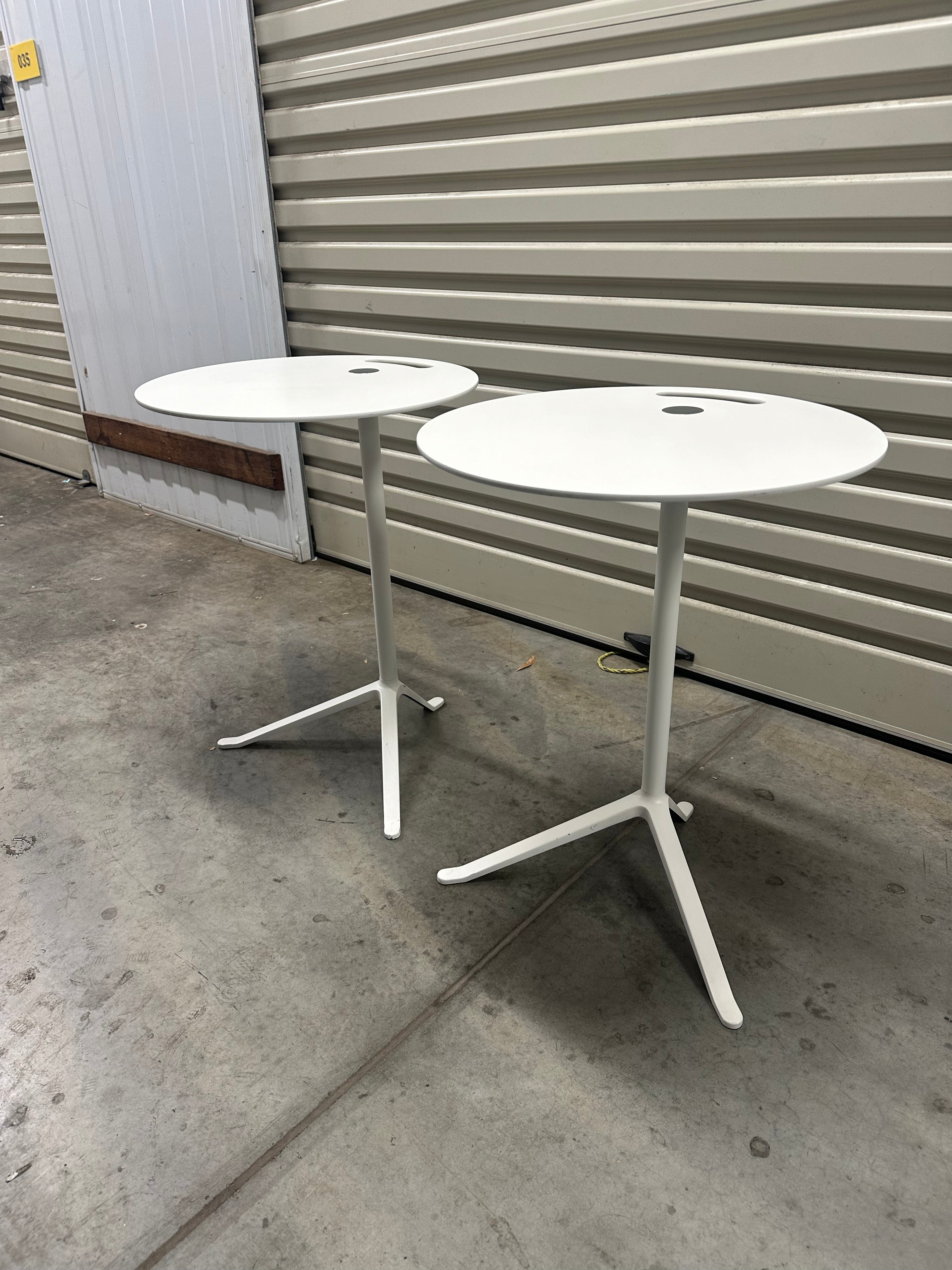 Fritz Hansen Little Friend Side Table – Fixed Height, White Melamine Top