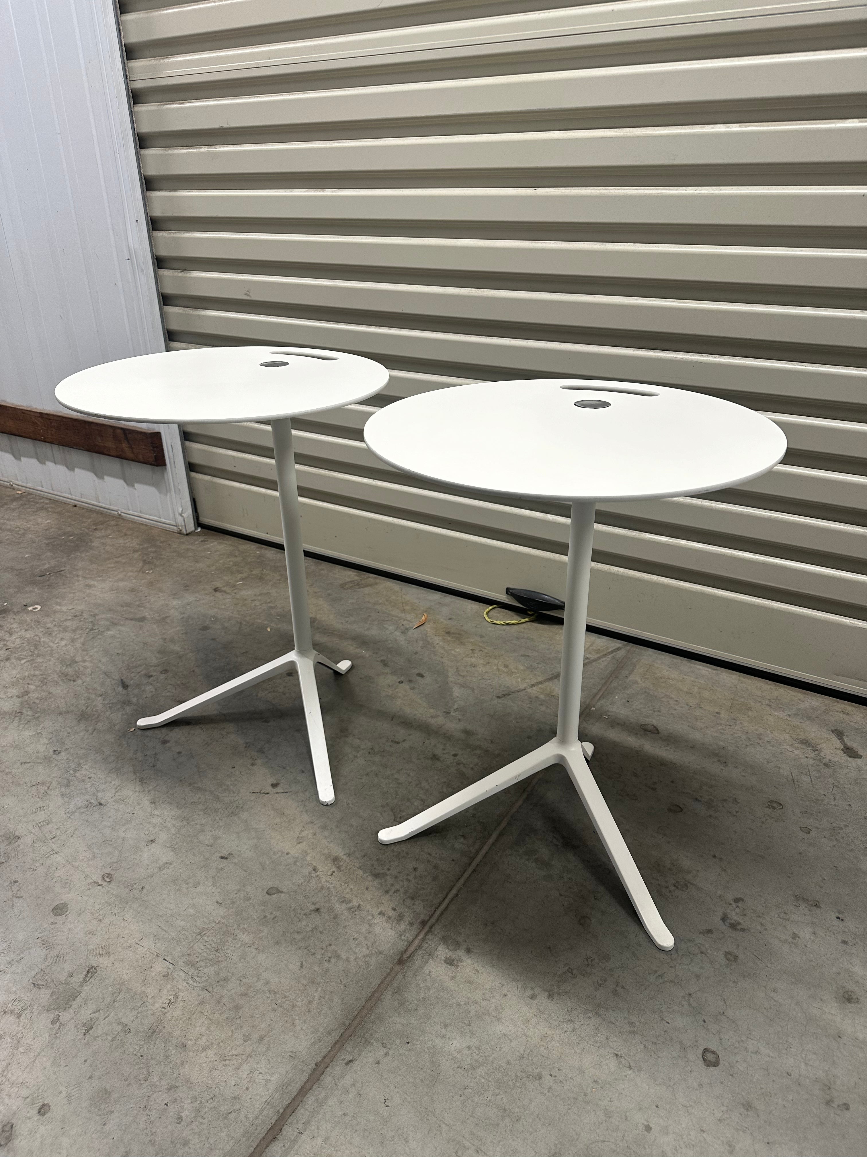 Fritz Hansen Little Friend Side Table – Fixed Height, White Melamine Top