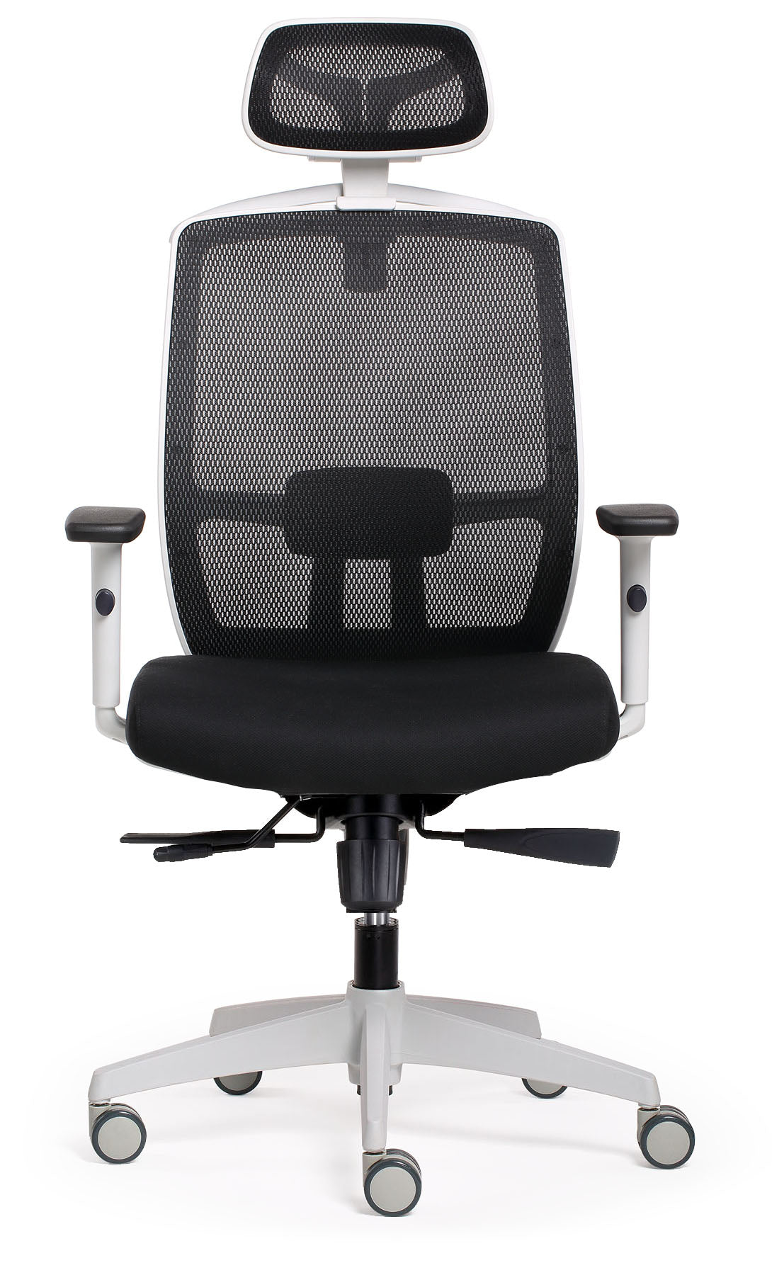 Luminous Promesh White Frame Chair