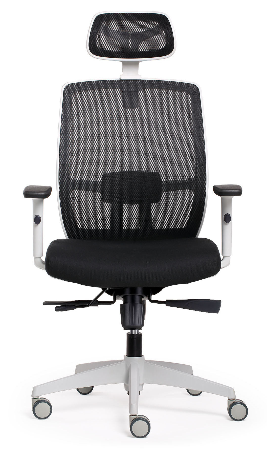 Luminous Promesh White Frame Chair