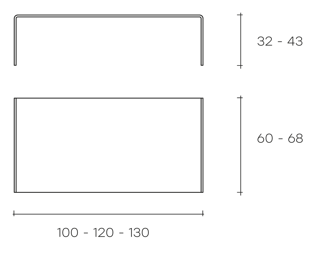 Fiam Rialto Coffee Table Waterfall glass table by Angelo Cortesi RRP $3600
