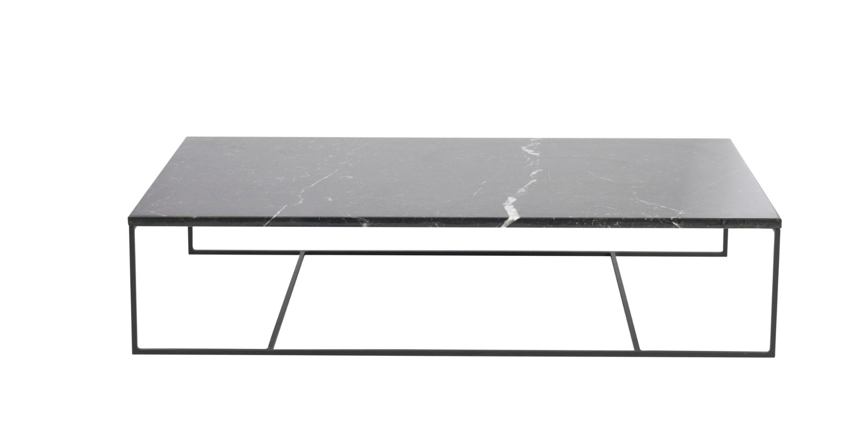 Minotti Calder Coffee Table – Marble Top / Metal Base