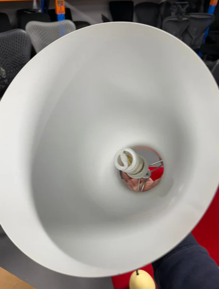 Authentic Fritz Hansen Caravaggio Pendant P3 - White