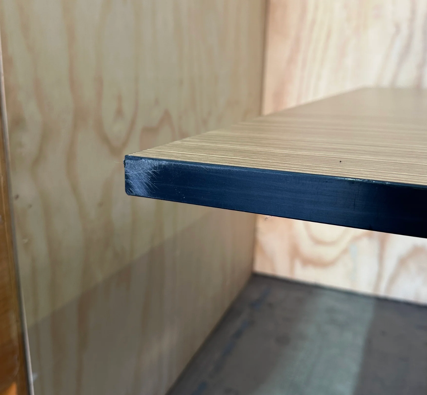 Boardroom Table - Timber Veneer Top on Segment Style Base