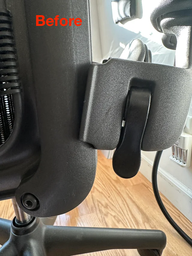 Herman Miller Aeron Arm Repair E-Clip Kit – Fix Loose / Wobbly Arms (Classic Aeron A/B/C)