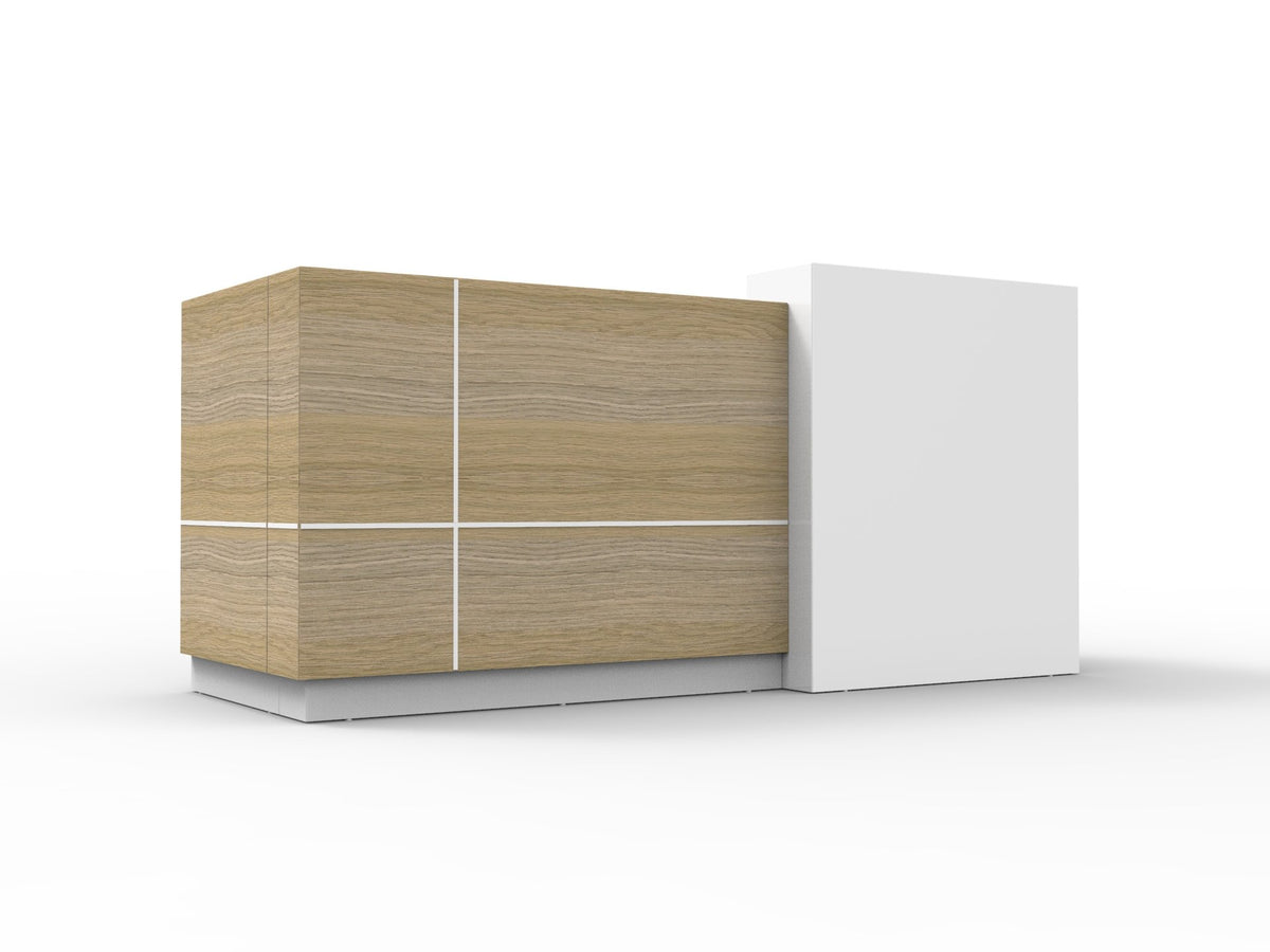 Sempre Reception Counter – 2400 Oak, Feature Module – view 2 – new