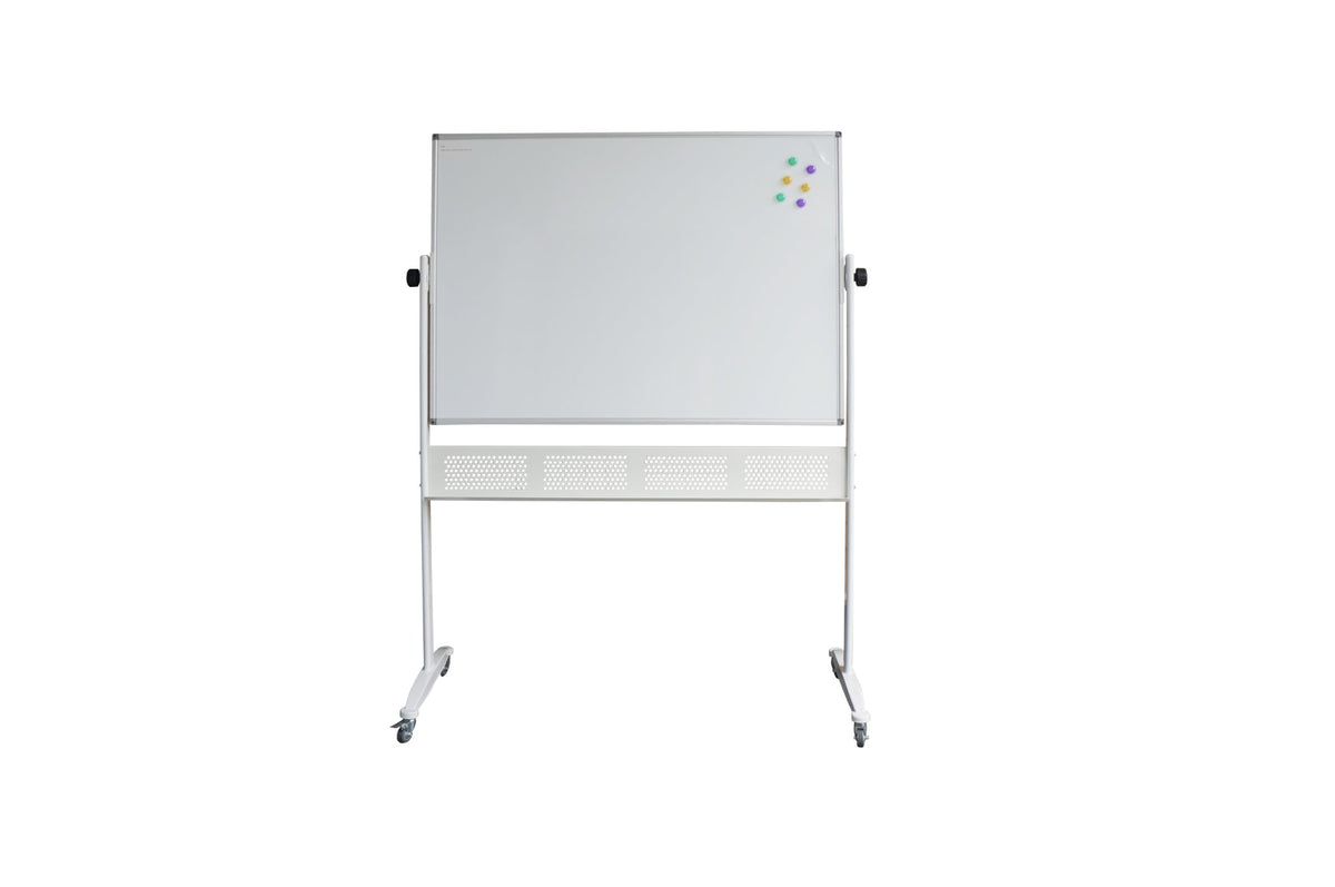 Mobile Whiteboard – Porcelain, Double Sided