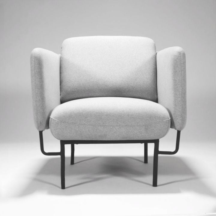 Single Seater Reception Lounge – Light Grey