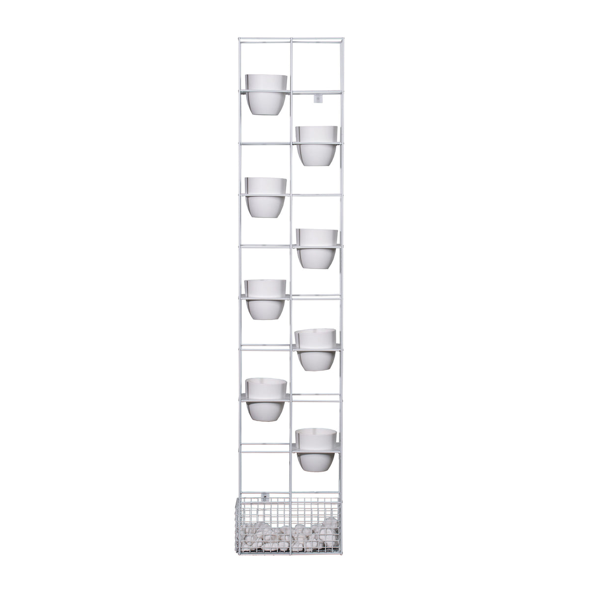 Vertical Garden Planter – 1940 mm, 8 Pots – view 2 – new
