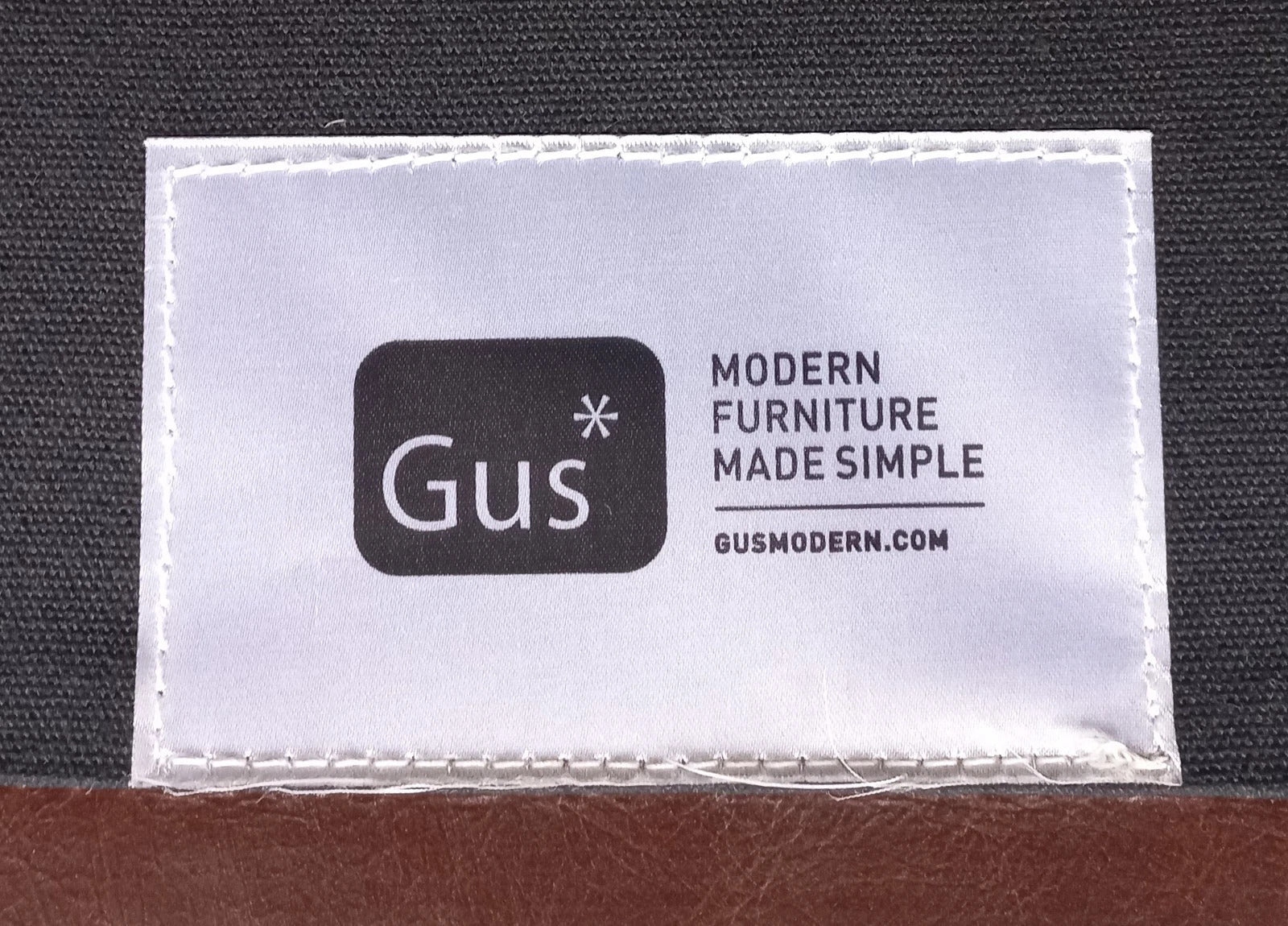 Gus Lodge Chair – Brown Leather & Walnut