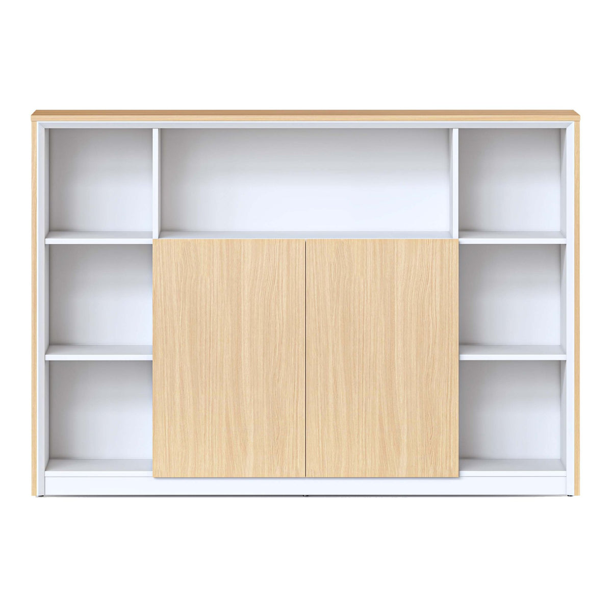 Shelving & Storage Unit – Oak & White
