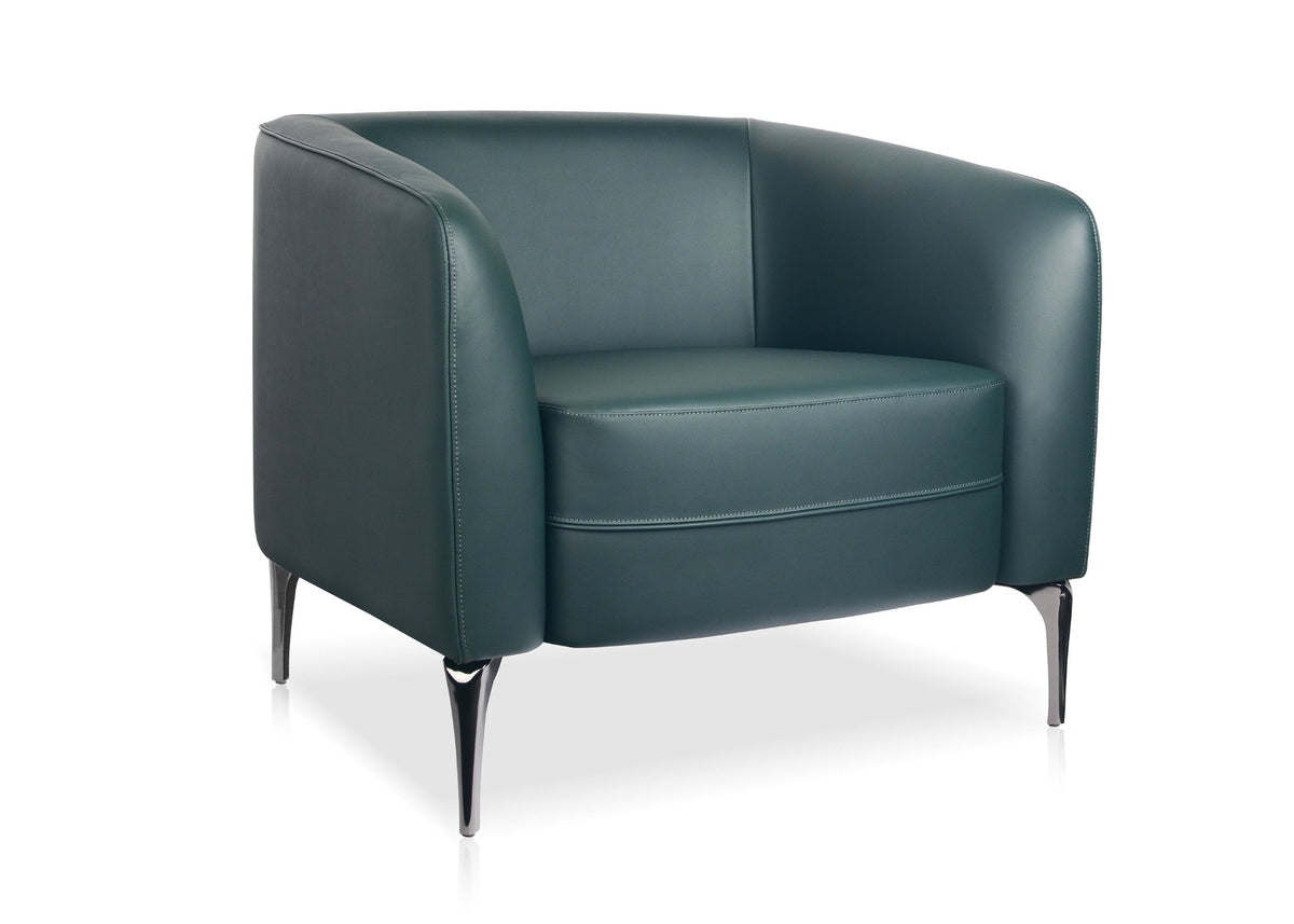 Single Seater Lounge – Forest Green PU