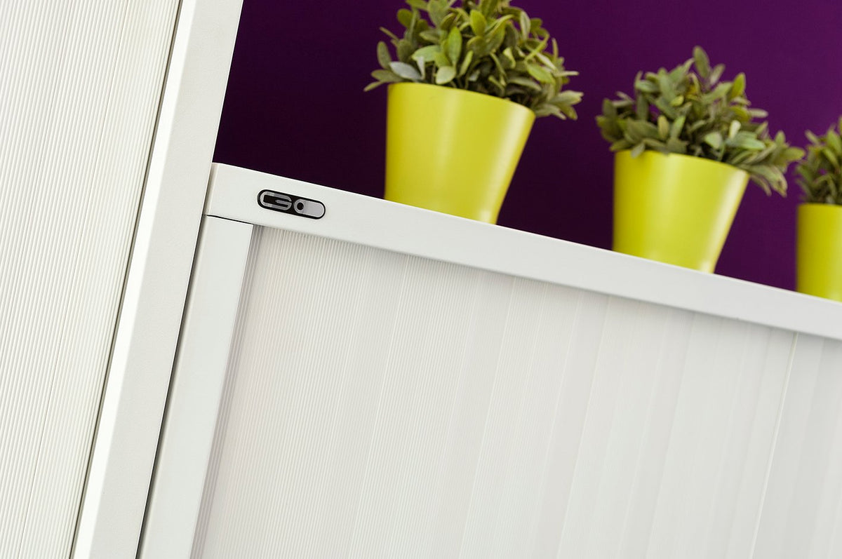 Steel Tambour Door Cupboard