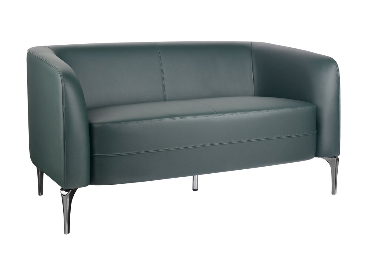 Two Seater Lounge – Forest Green PU