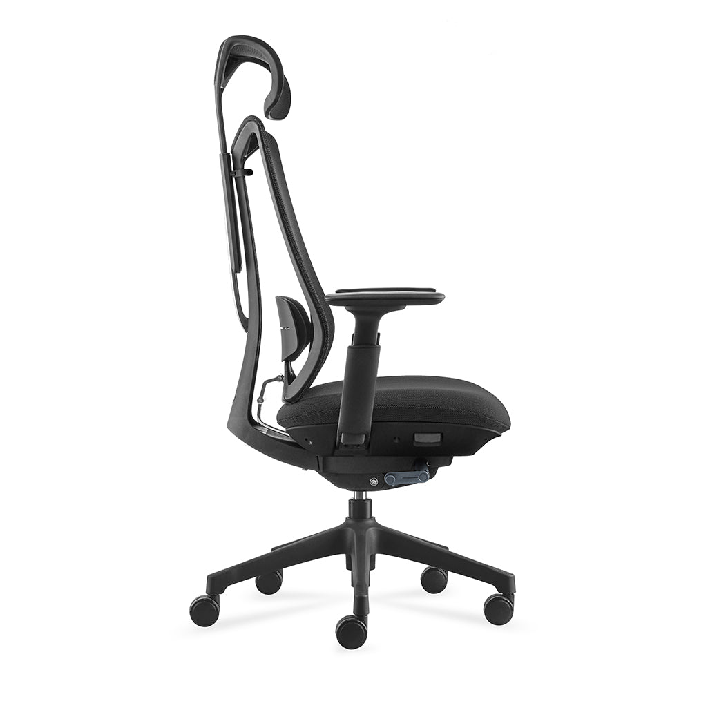 Ergonomic Mesh Executive Chair – Headrest, 4D Arms – view 3 – new