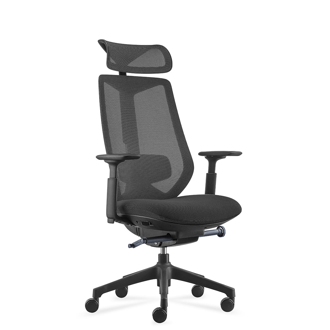 Ergonomic Mesh Executive Chair – Headrest, 4D Arms – view 1 – new