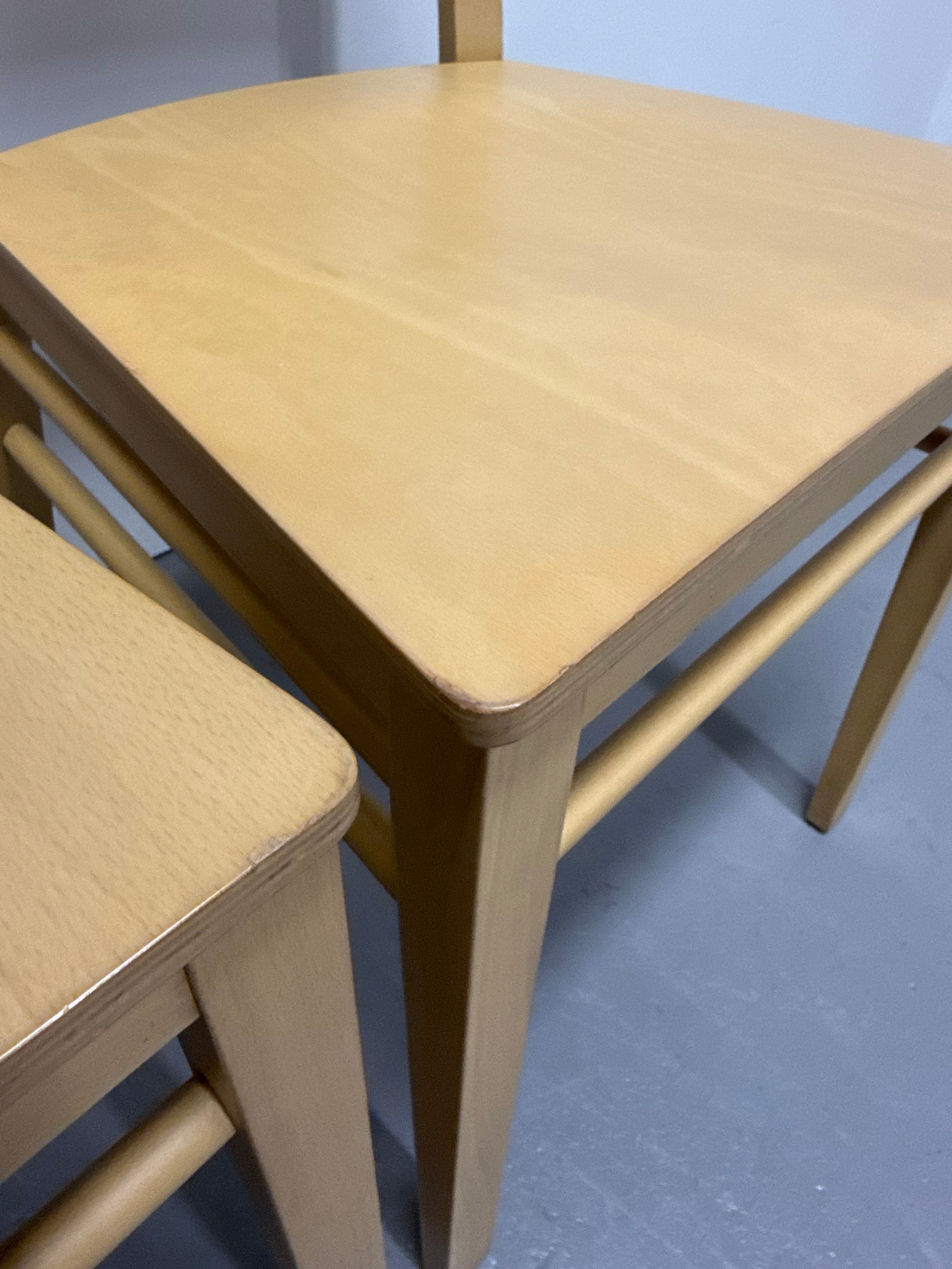 Billiani Aloe Dining Chair by Werther Toffoloni - Beechwood (Made in Italy)