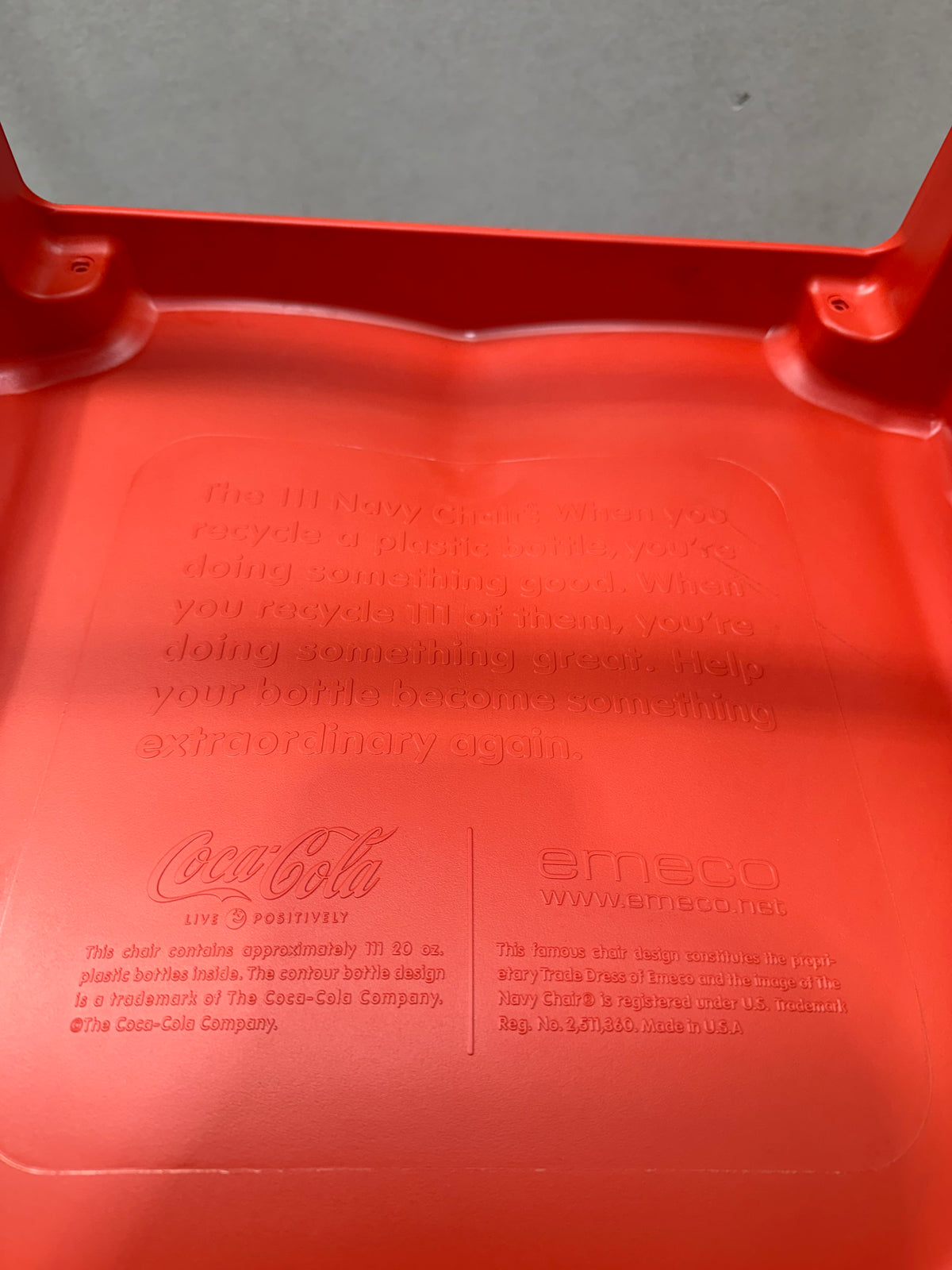 Emeco 111 Navy Chair - Orange | Coca-Cola Edition